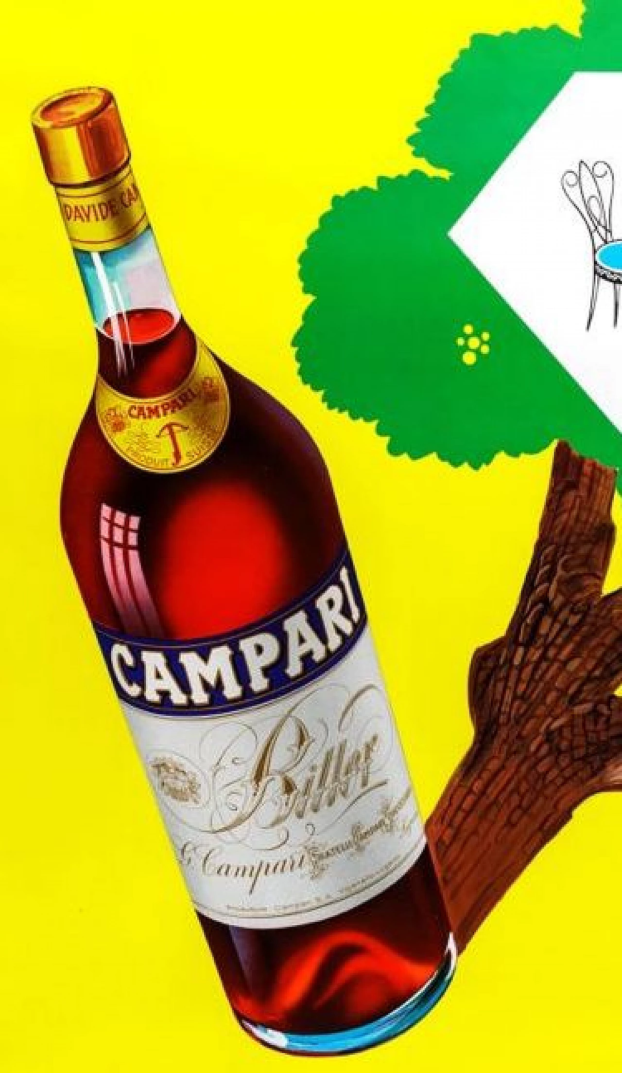 Manifesto pubblicitario Bitter Campari L'Aperitivo, anni '60 2