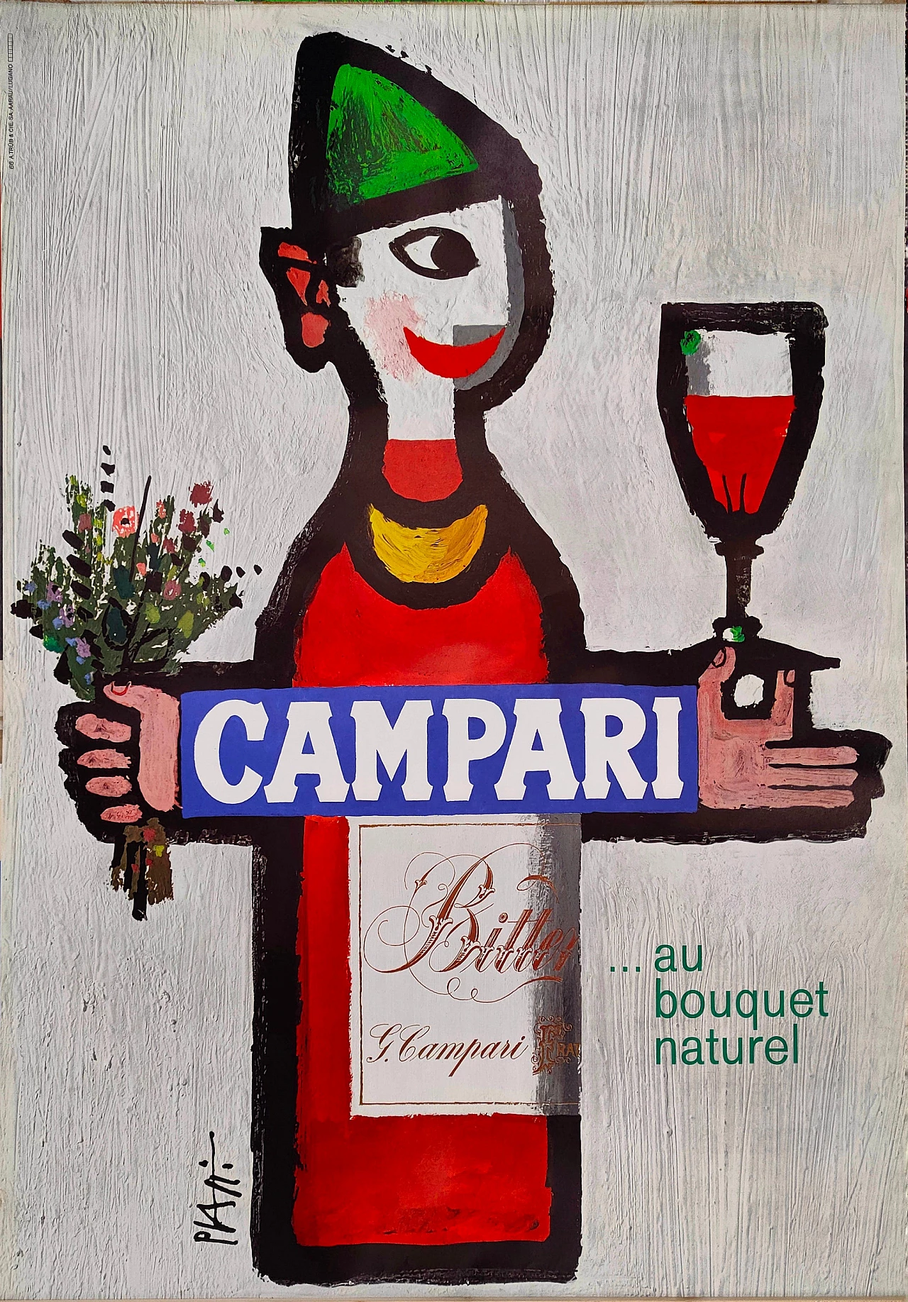 Campari advertising poster by Celestino Piatti, 1966 1