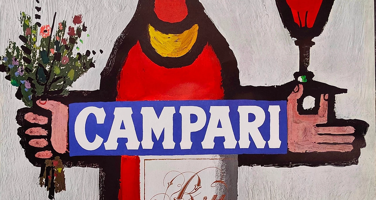 Campari advertising poster by Celestino Piatti, 1966 3