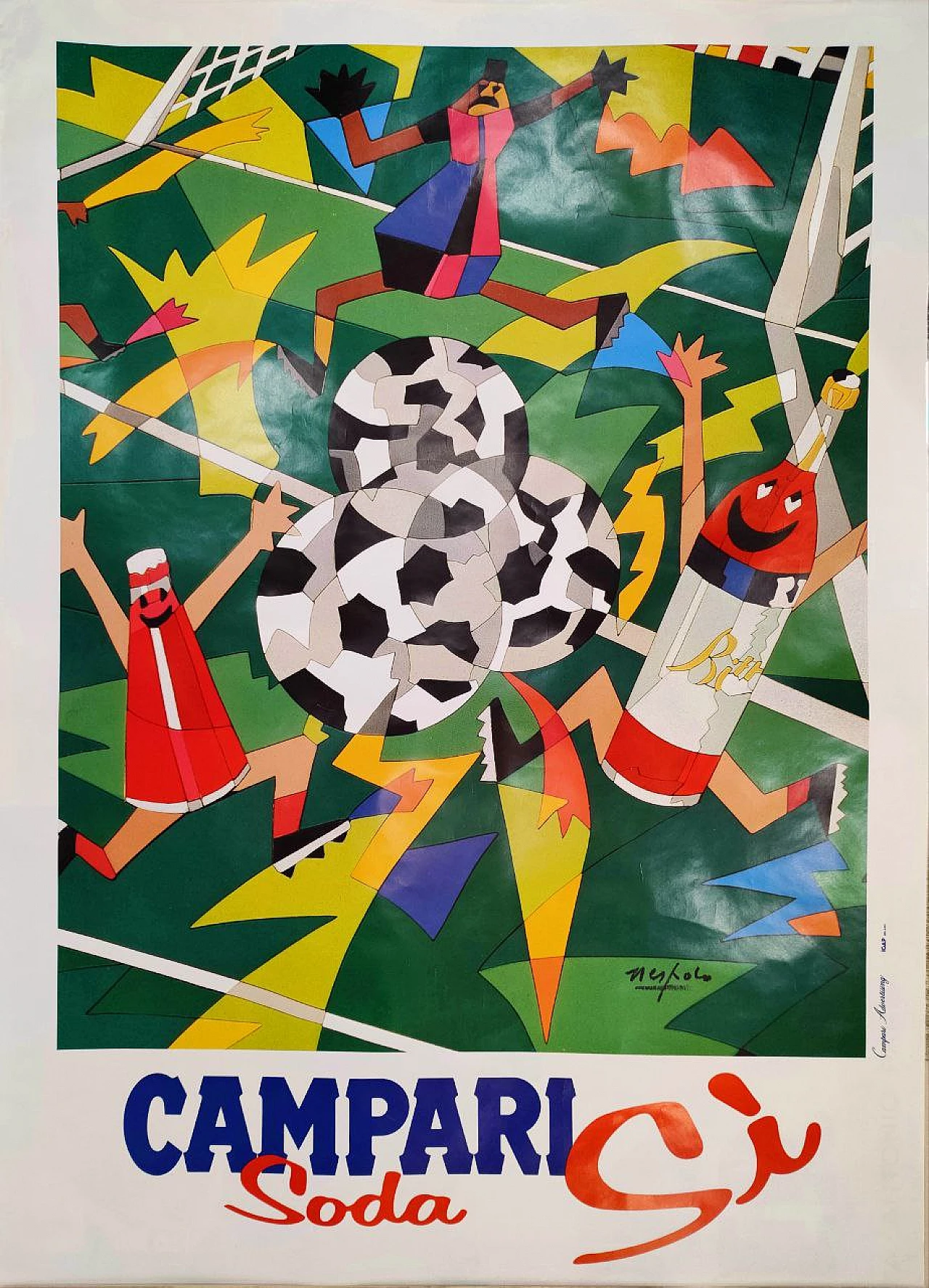 Campari Soda Sì advertising poster, 1990 1