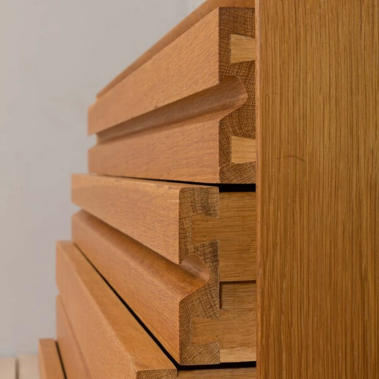 Oak storage wall by Poul Cadovius Royal for Cado, 1960s 5