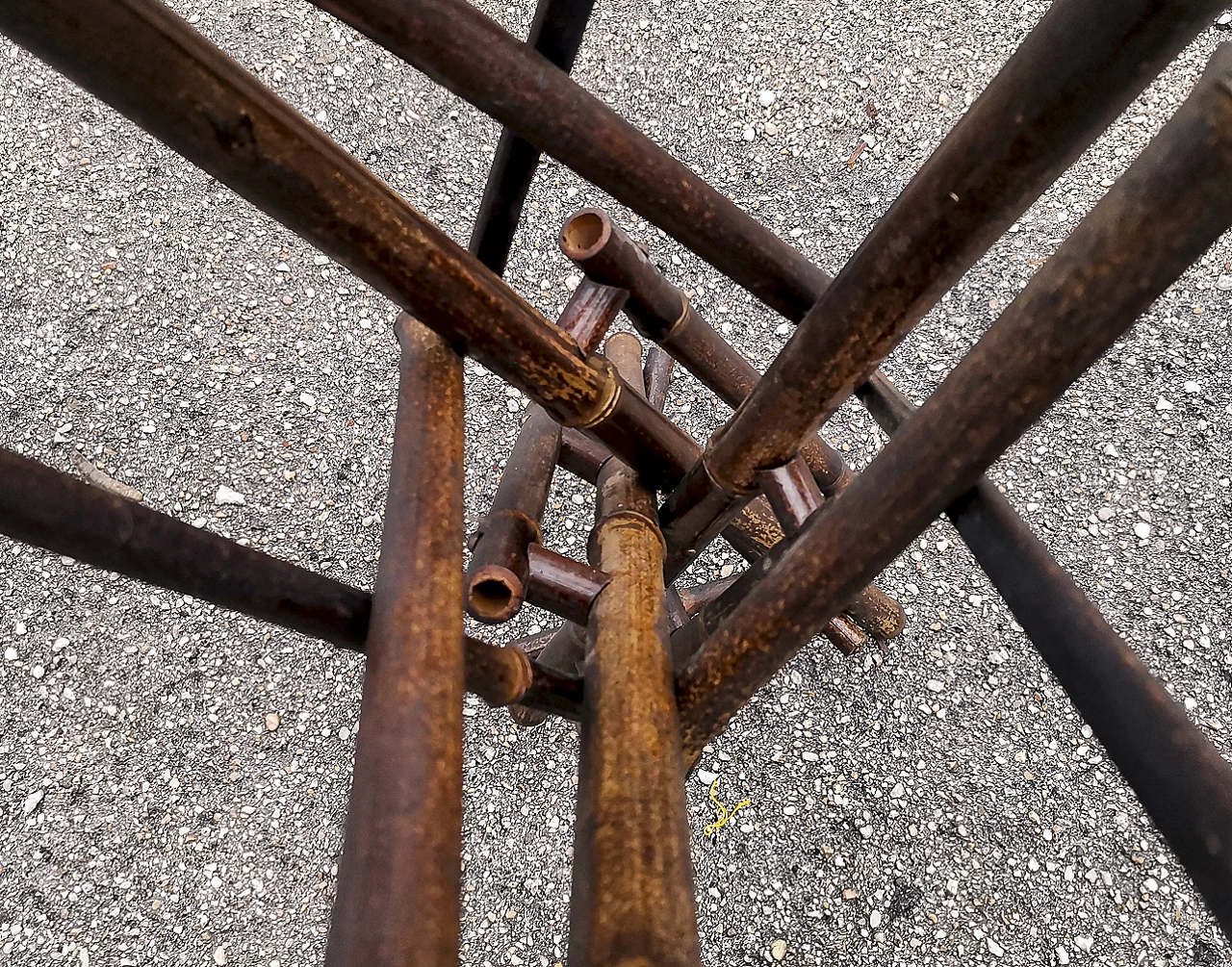 Bamboo pot holder column, 1940s 4