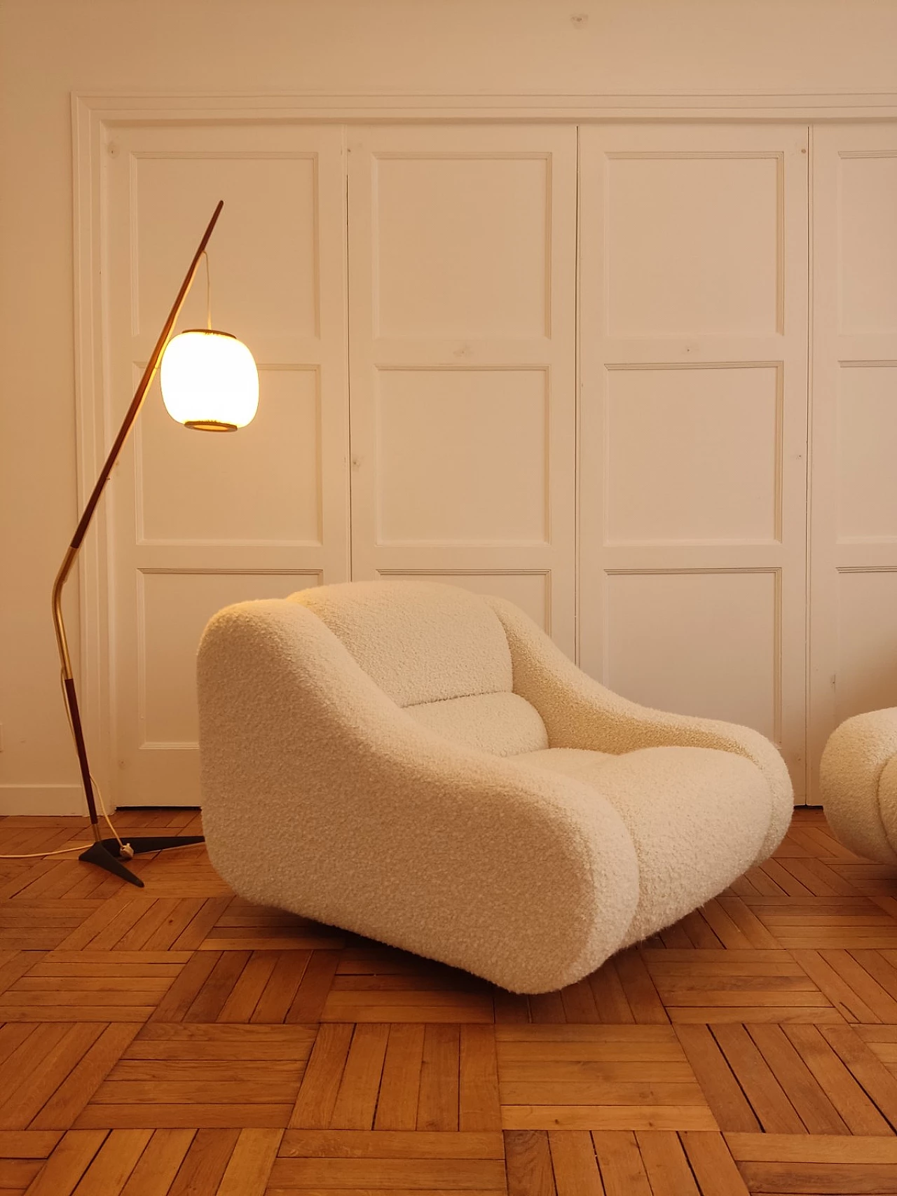 Pair of lounge chairs attributed to Emilio Guarnacci for Designers Guild, 1970s 2