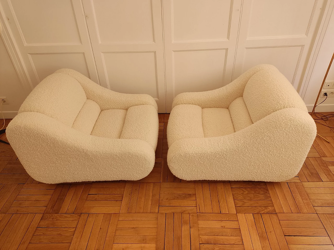 Pair of lounge chairs attributed to Emilio Guarnacci for Designers Guild, 1970s 11