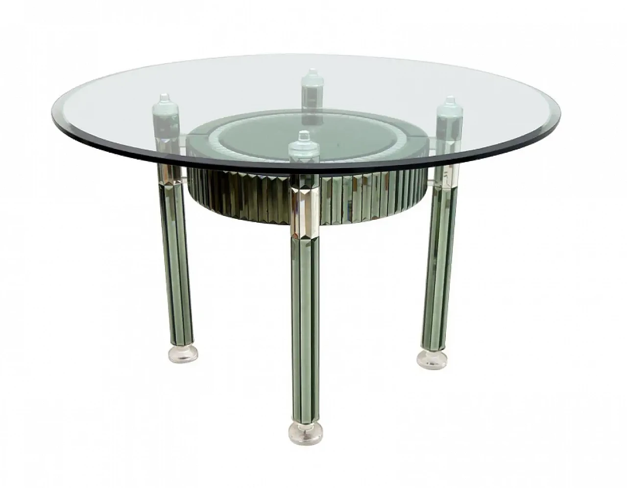 Round dining table by Zelino Poccioni for Mp2, 1980s 1