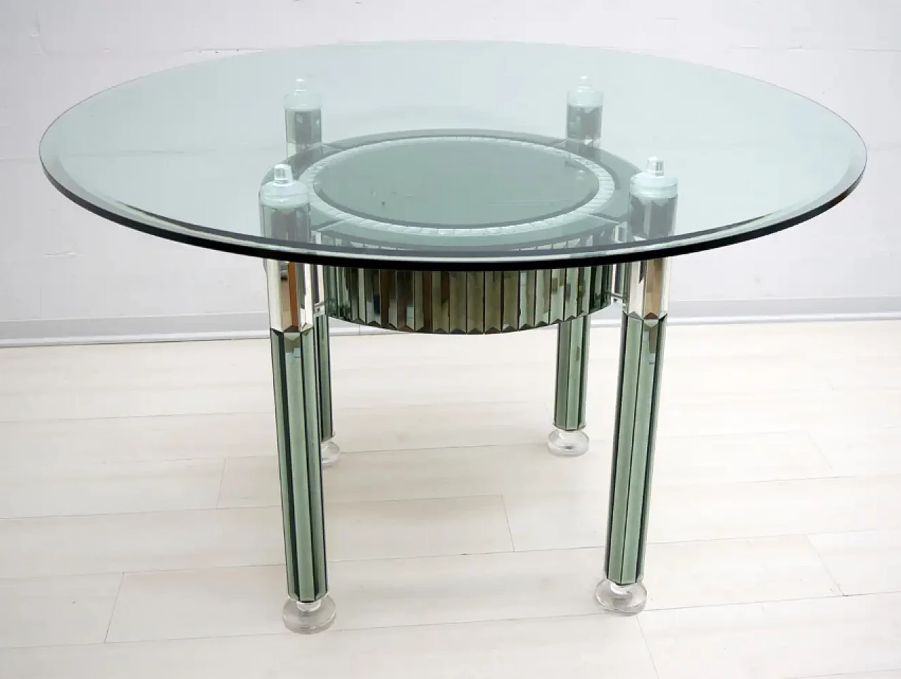 Round dining table by Zelino Poccioni for Mp2, 1980s 2