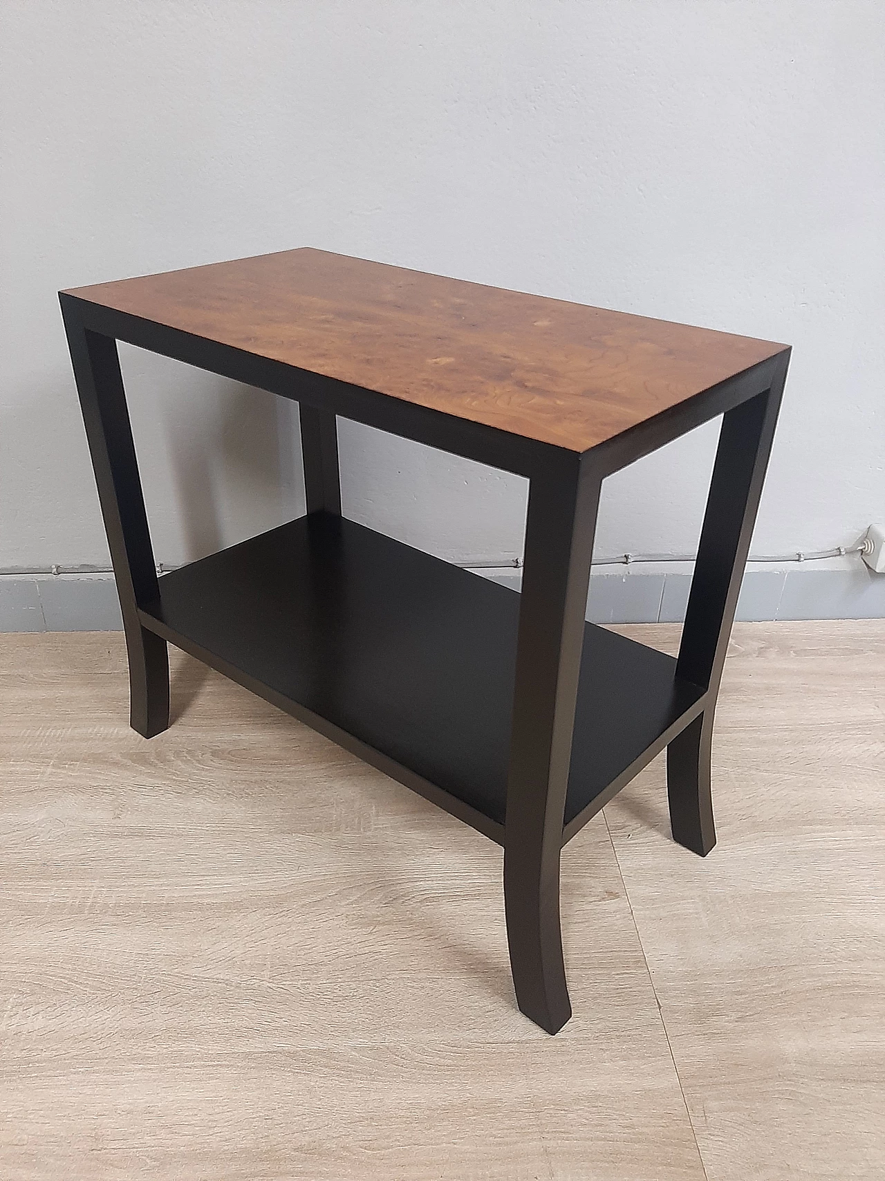 Art Deco coffee table with magazine shelf, 1950s 5