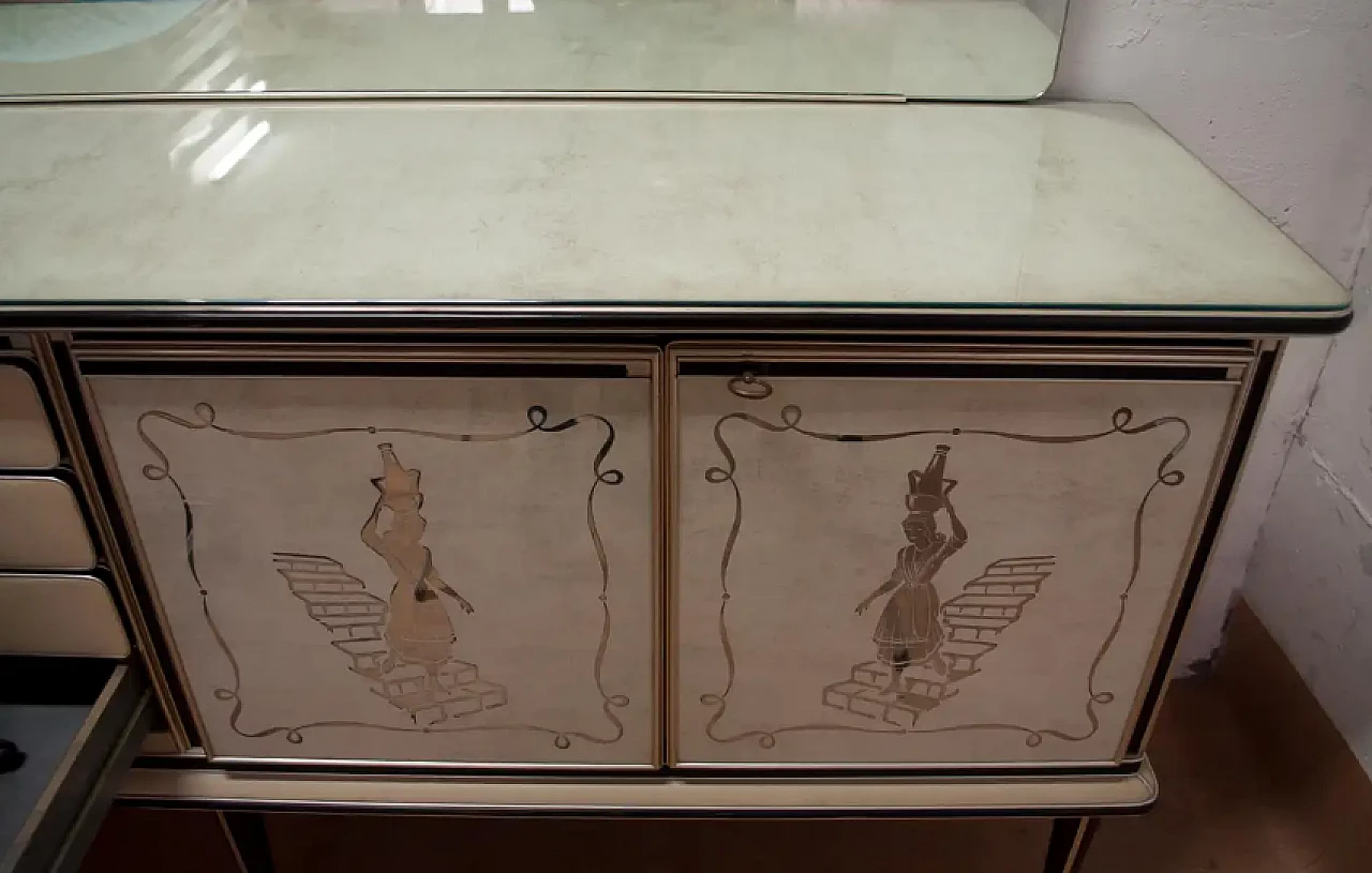 Credenza bar di Umberto Mascagni per Harrods, anni '50 6