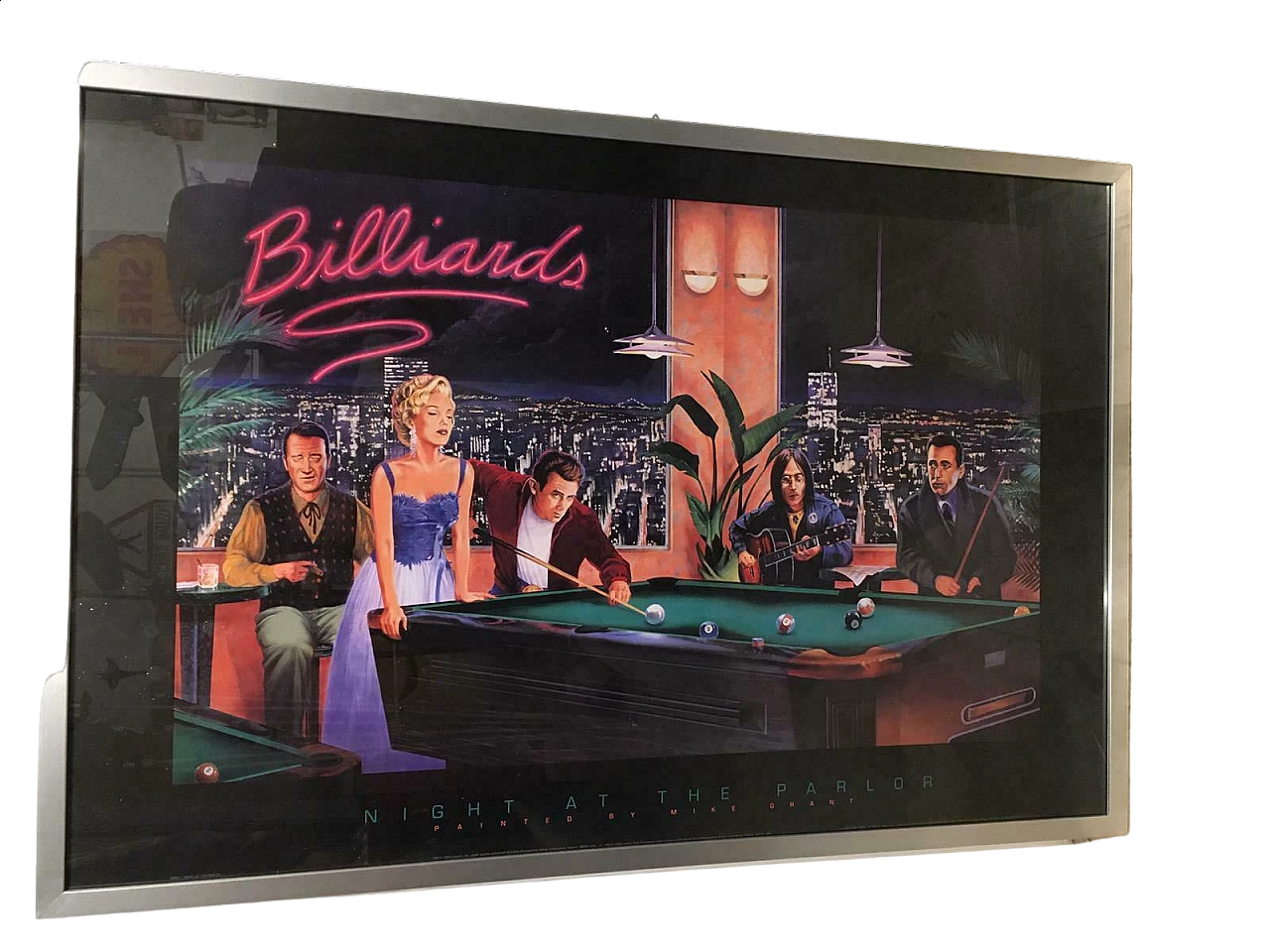Poster Billiards con cornice, 1993 4