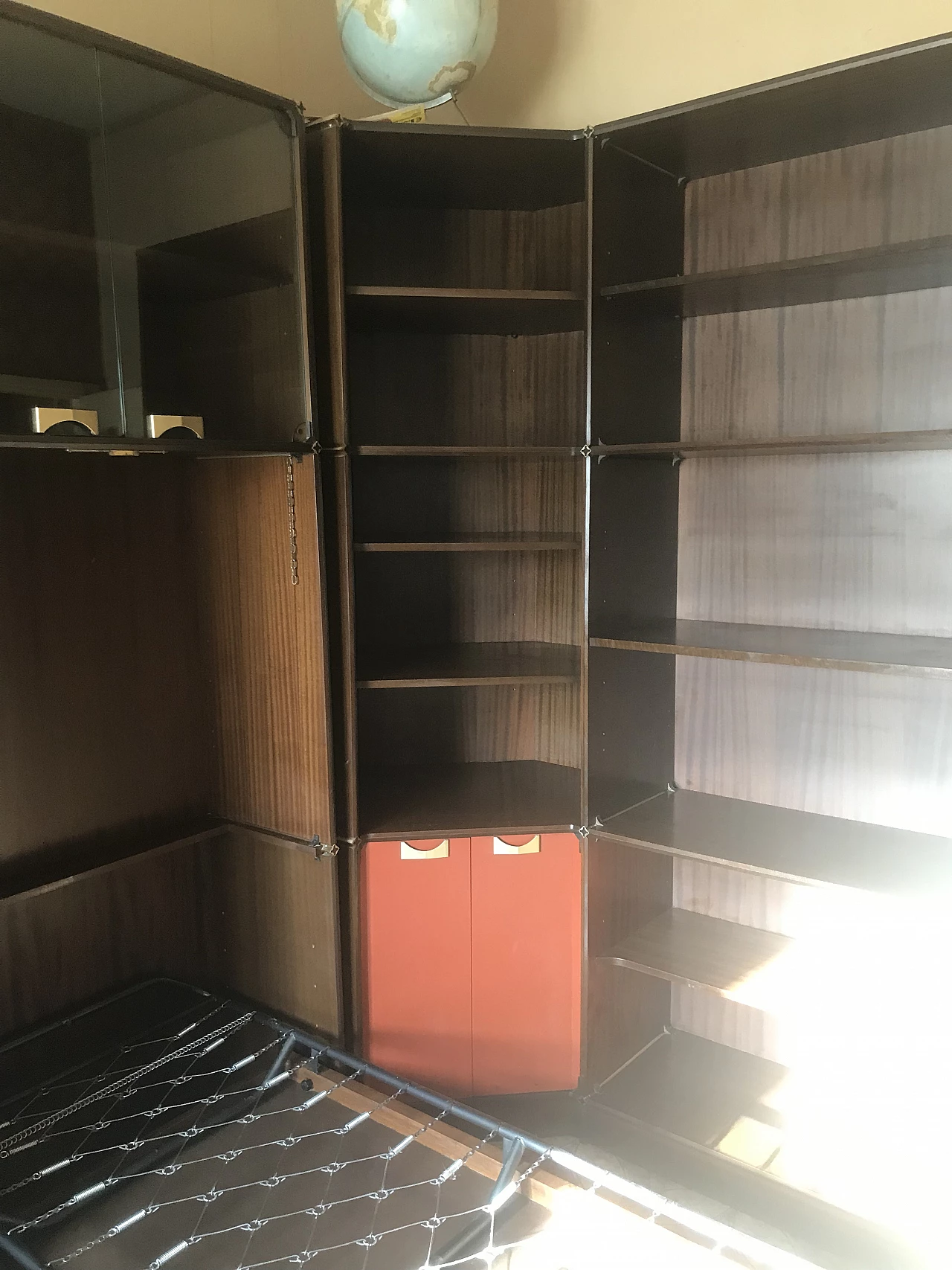 Fitting bookcase with modular corner unit by Fratelli Piarotto, 1960s 5