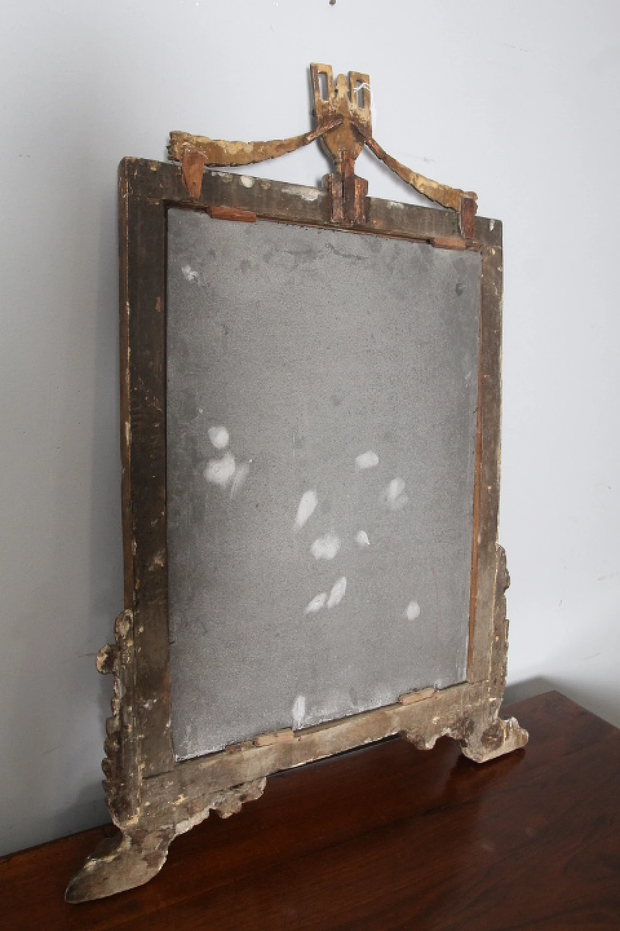 Empire gilded wood mirror, early 19th century 12