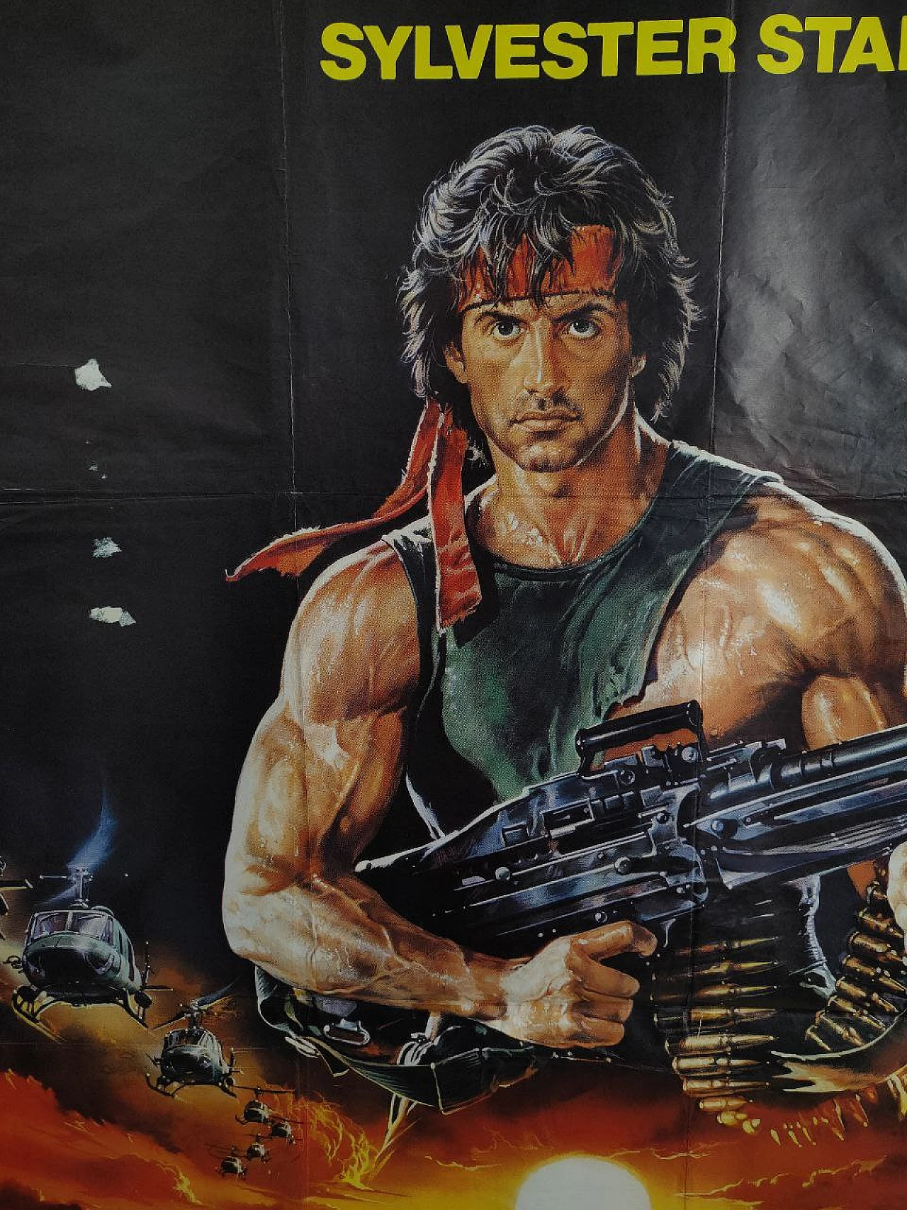 Manifesto cinematografico Rambo 2 - La vendetta, 1985 2