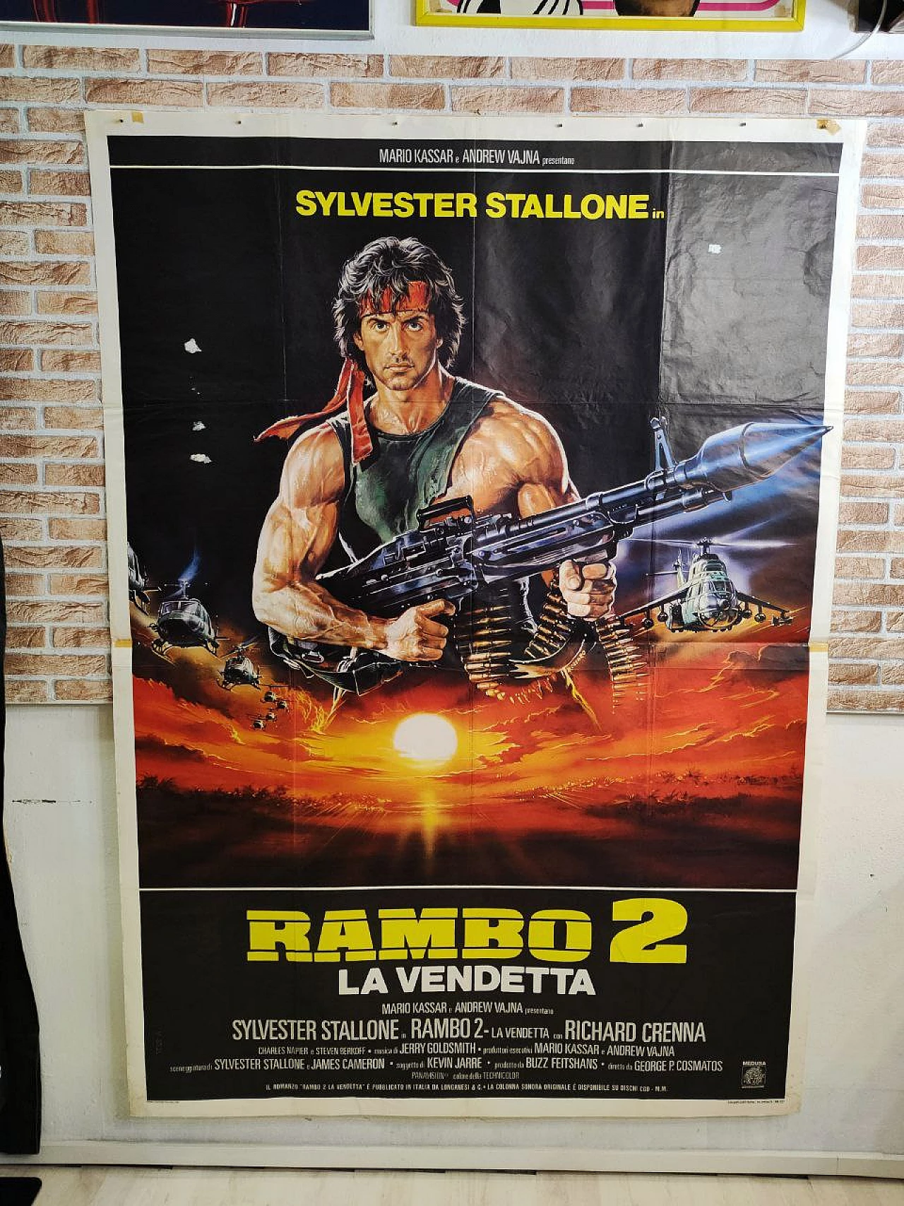 Manifesto cinematografico Rambo 2 - La vendetta, 1985 3