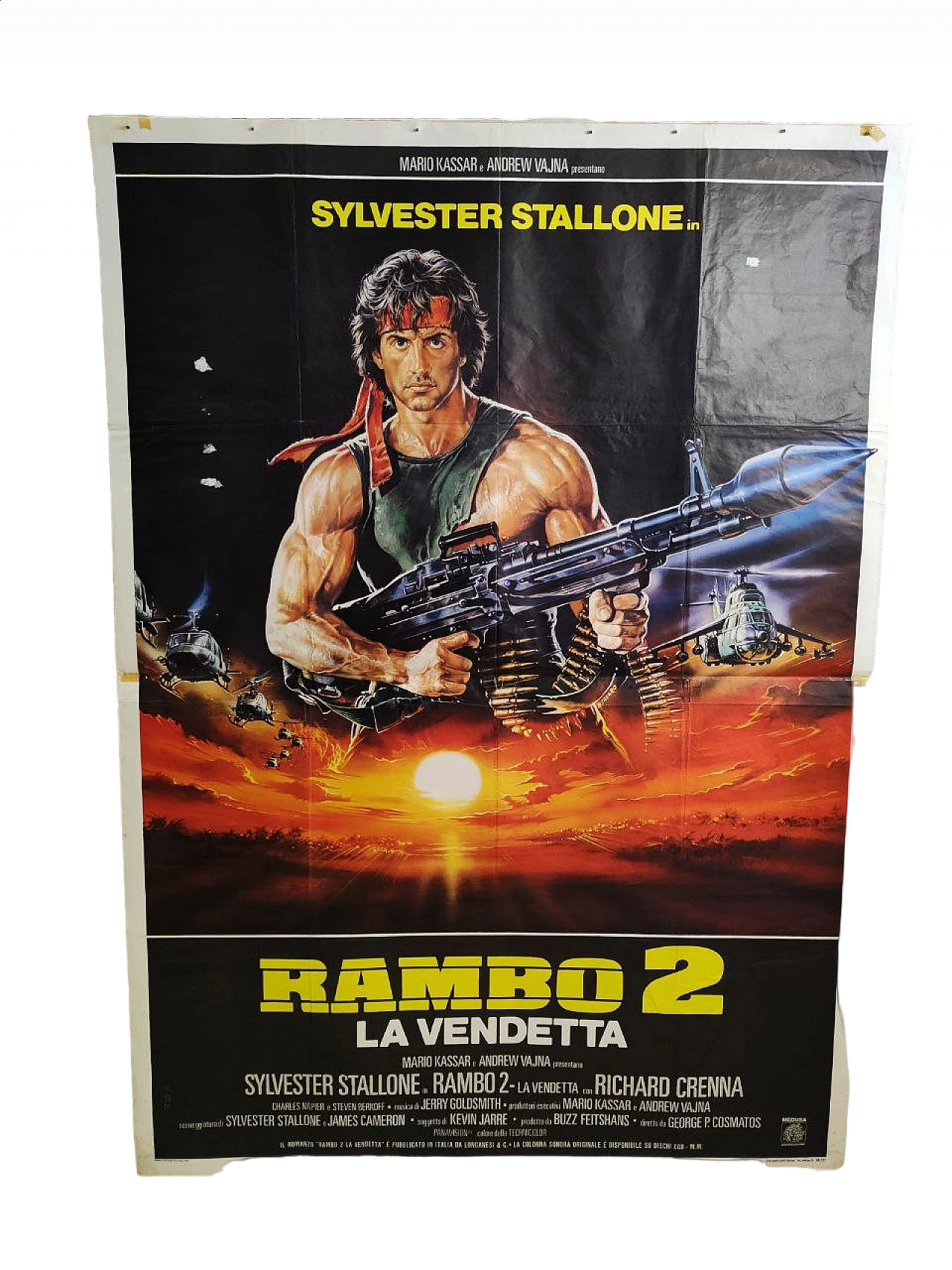 Manifesto cinematografico Rambo 2 - La vendetta, 1985 5