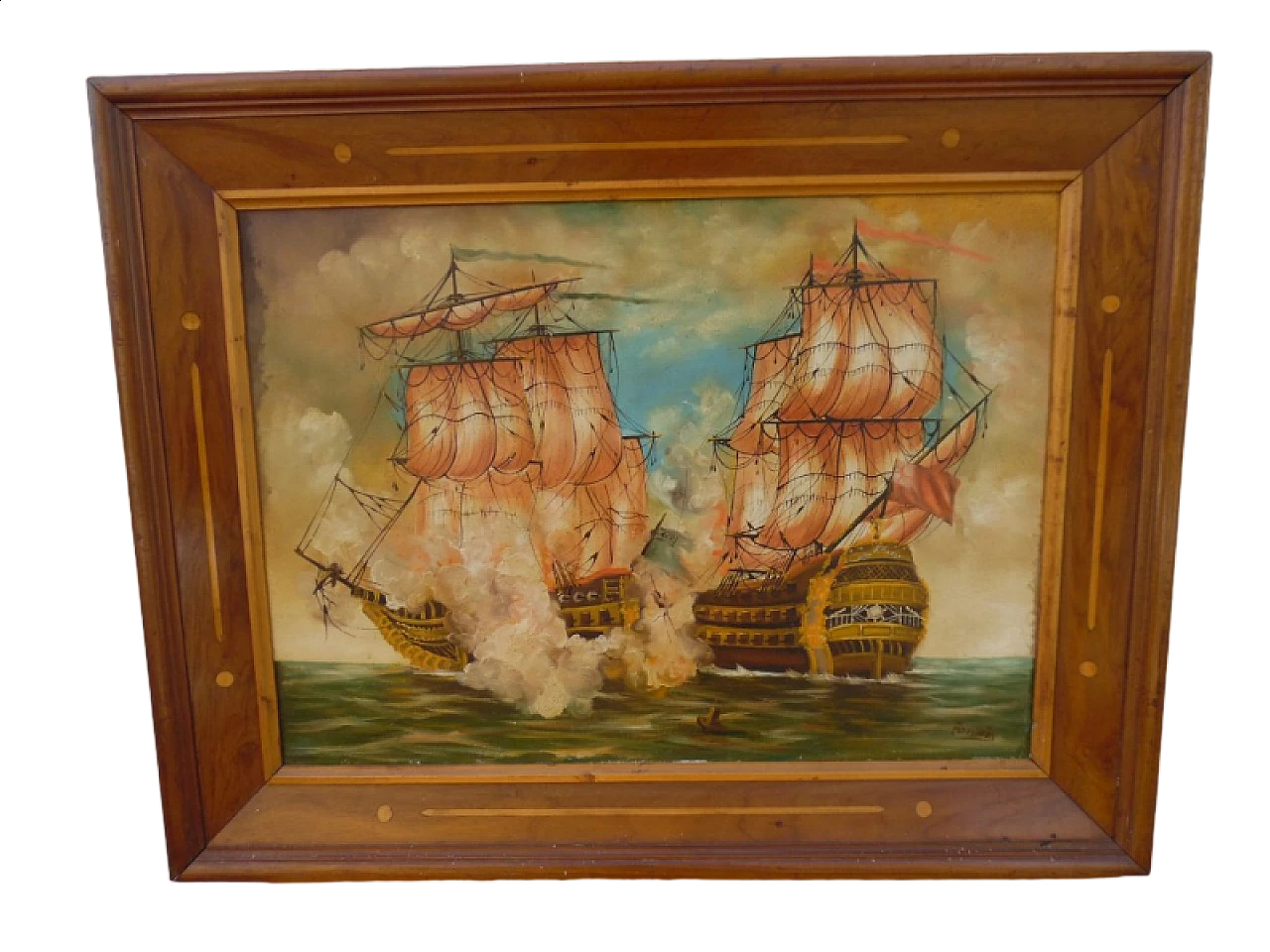 Naval battle, painting 6