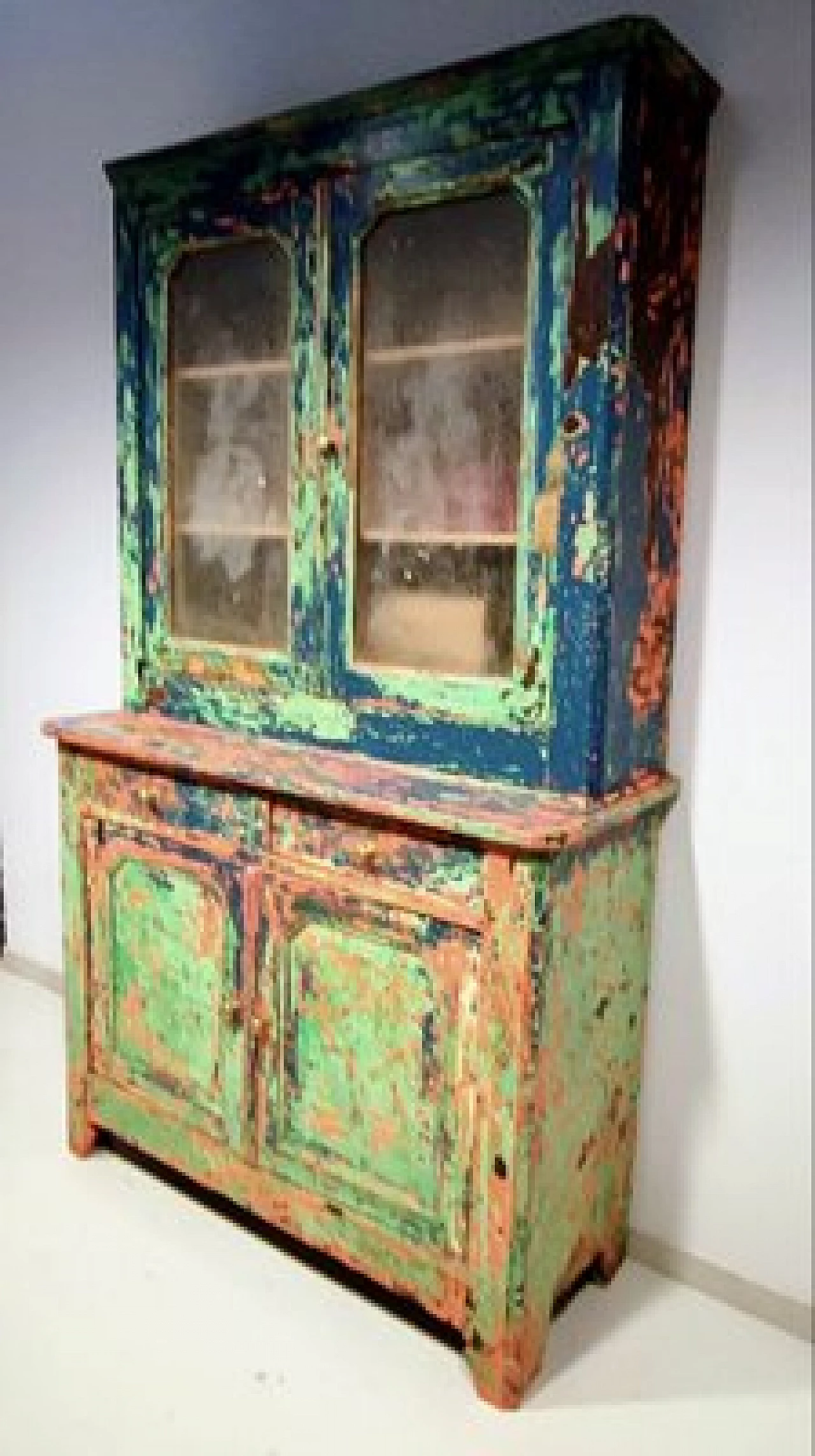 Credenza in quercia con vetrina, anni '40 5