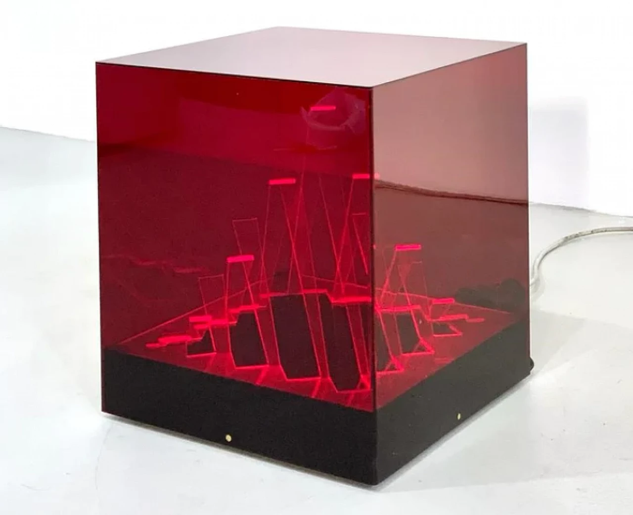 Cubo di Teo lamp by J. Rivière for Centro Ricerche Arte Industria Lissone, 1960s 1