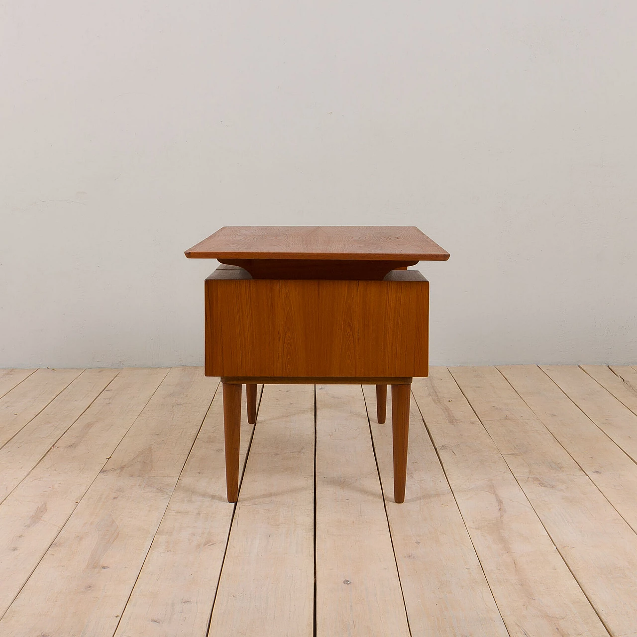 Teak desk in the style of Kai Kristiansen, 1960s 8