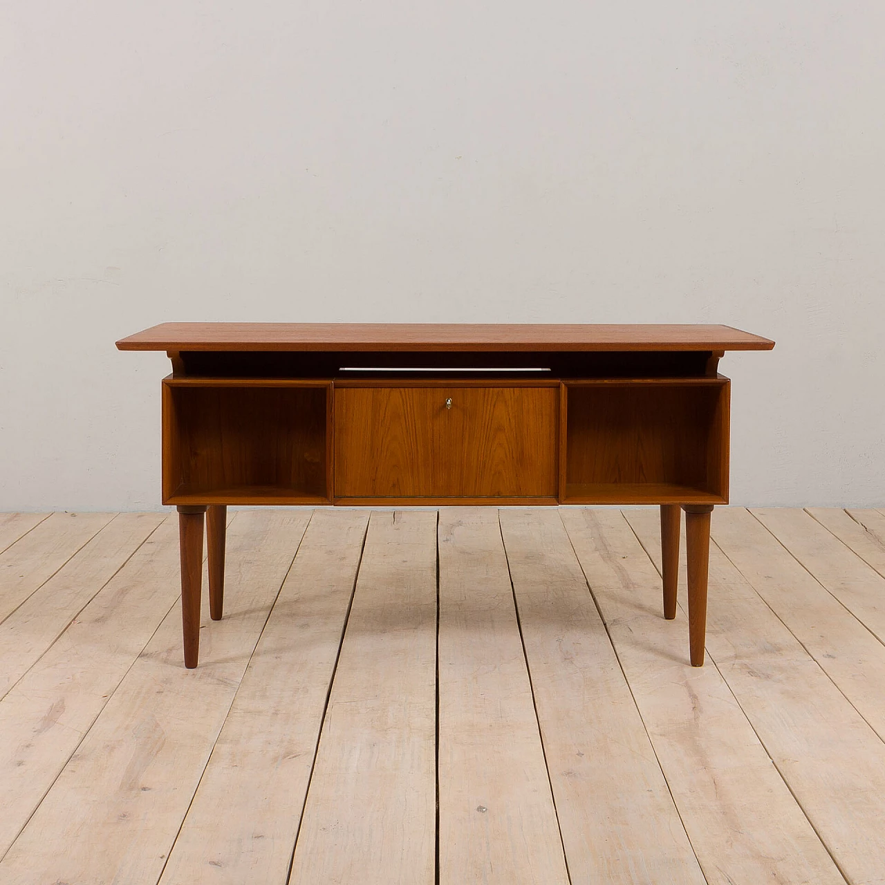 Teak desk in the style of Kai Kristiansen, 1960s 12