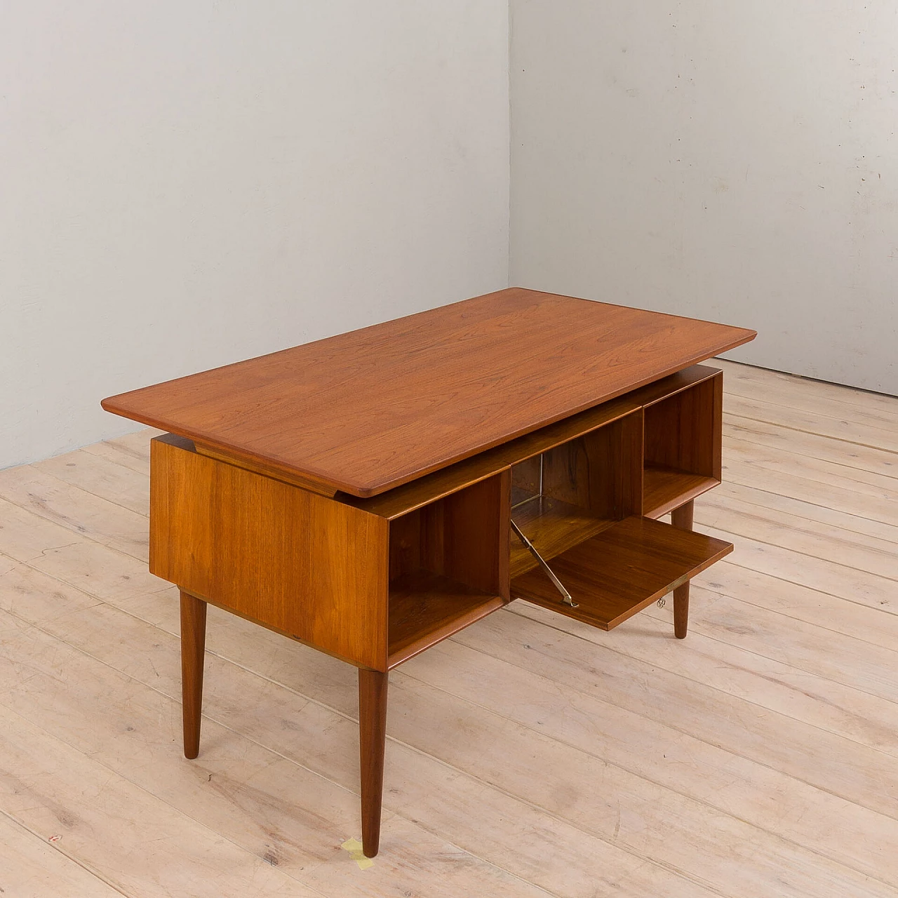 Teak desk in the style of Kai Kristiansen, 1960s 14