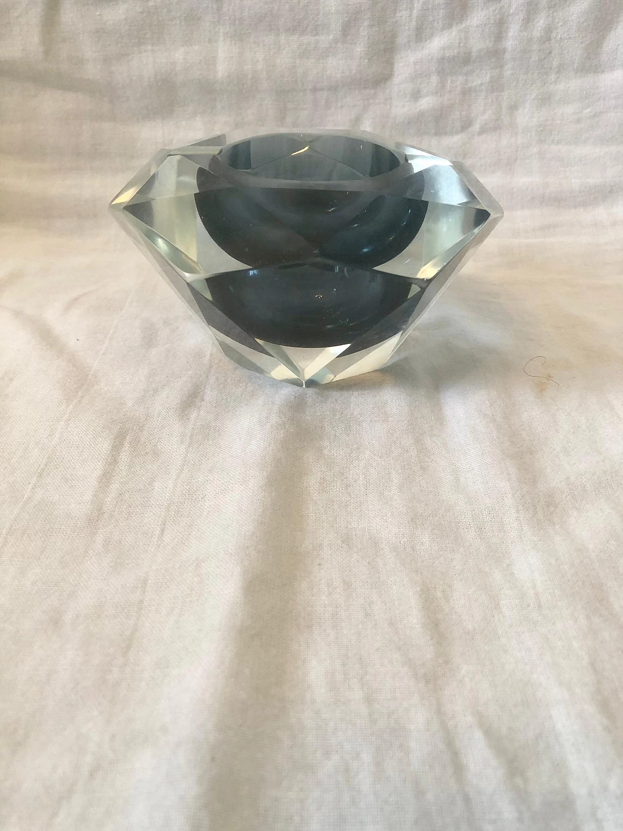 Glass ashtray in the style of Alessandro Mandruzzato, 1970s 11