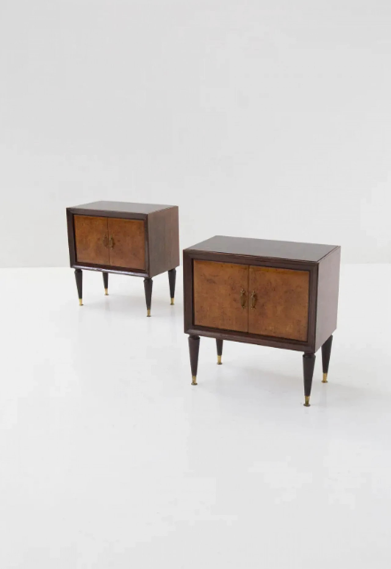 Pair of bedside tables attributed to Paolo Buffa, 1950s 2