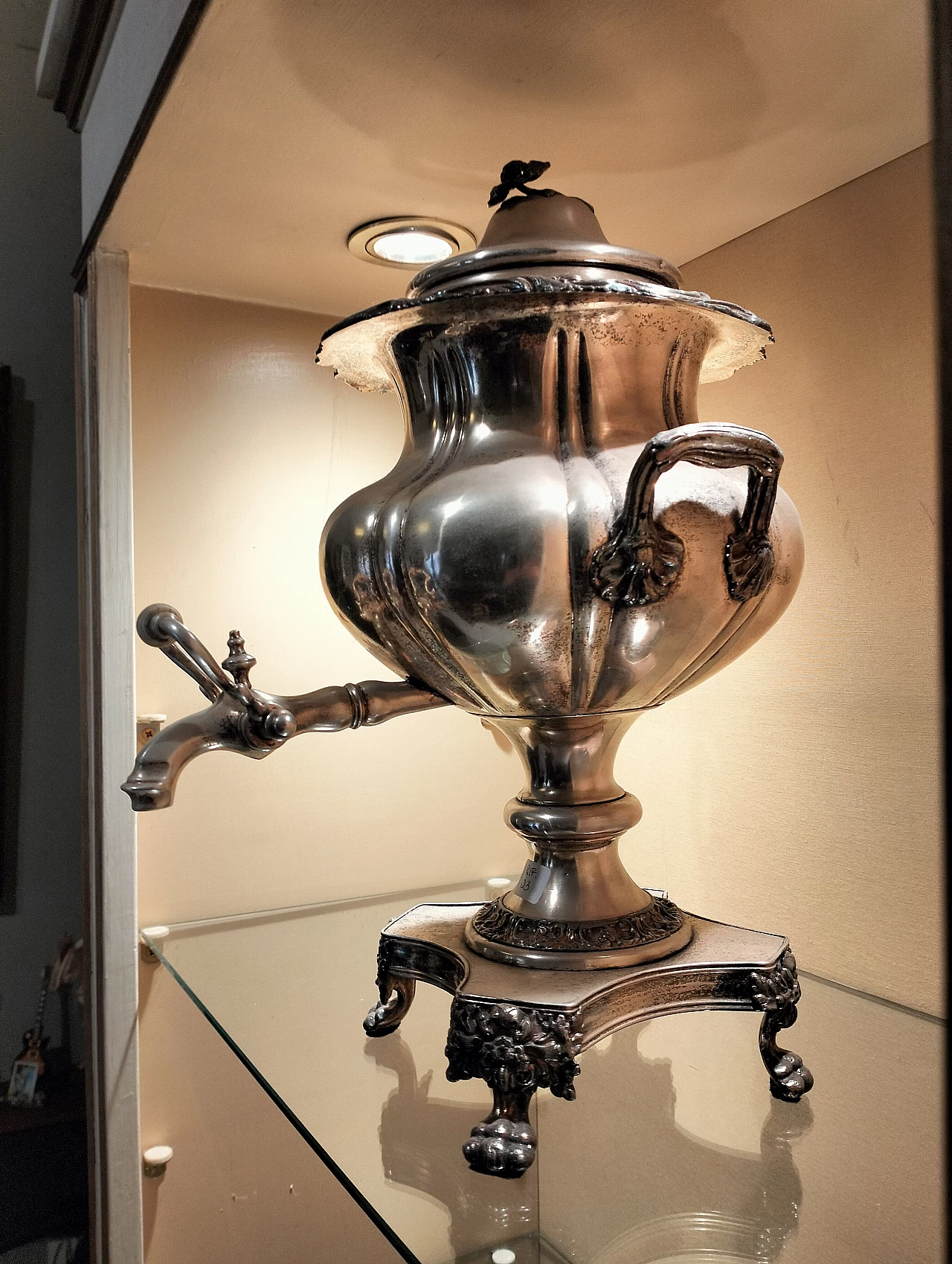 Sheffield silver samovar, 19th century 2