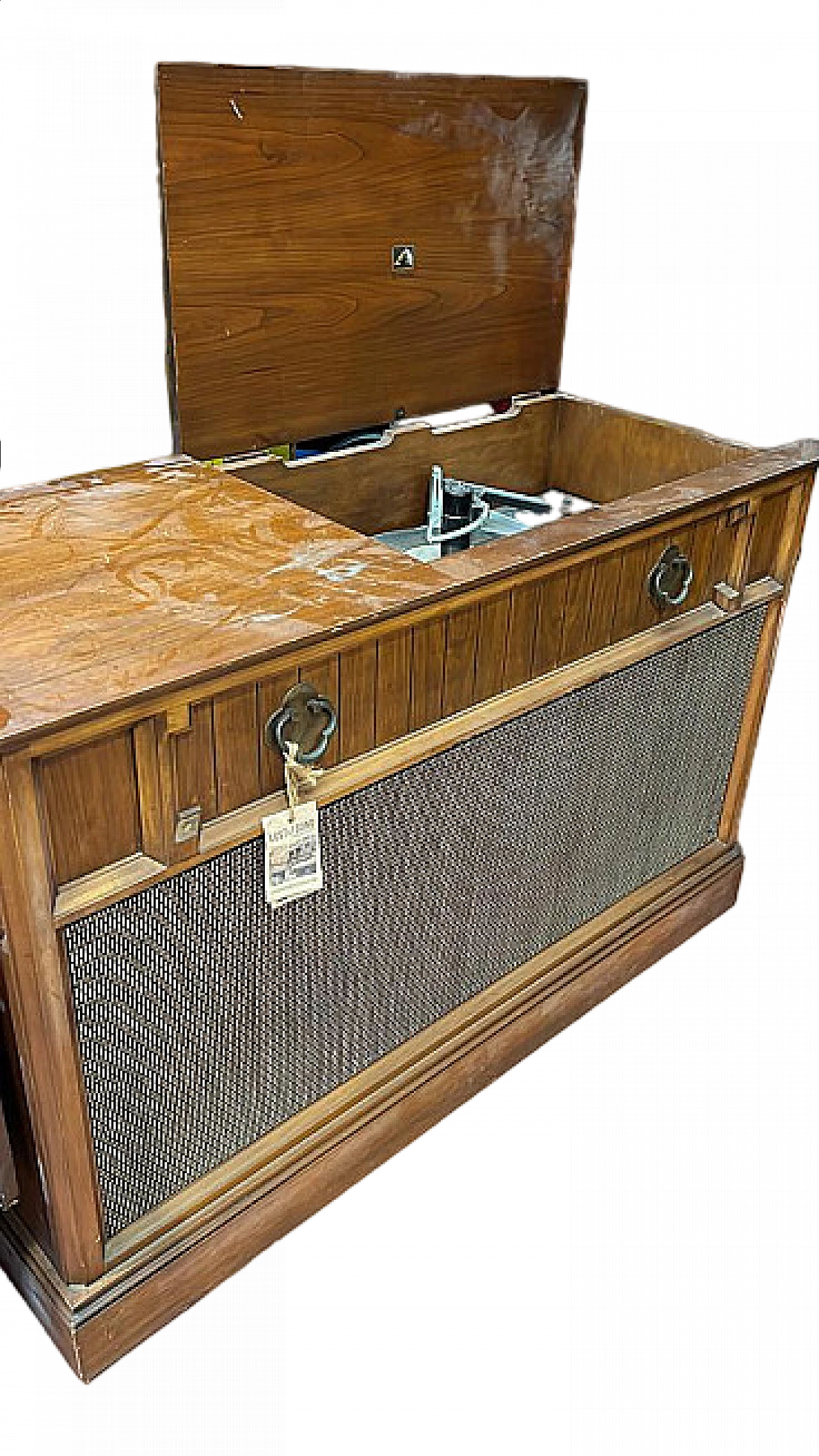 Graez Cantilene record player cabinet, 1960s 14