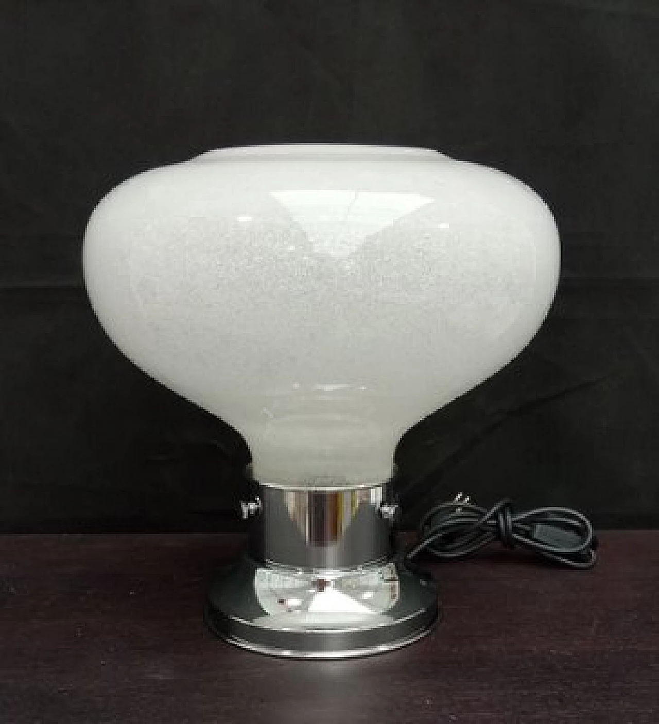 Handmade Murano glass table lamp, 1970s 1