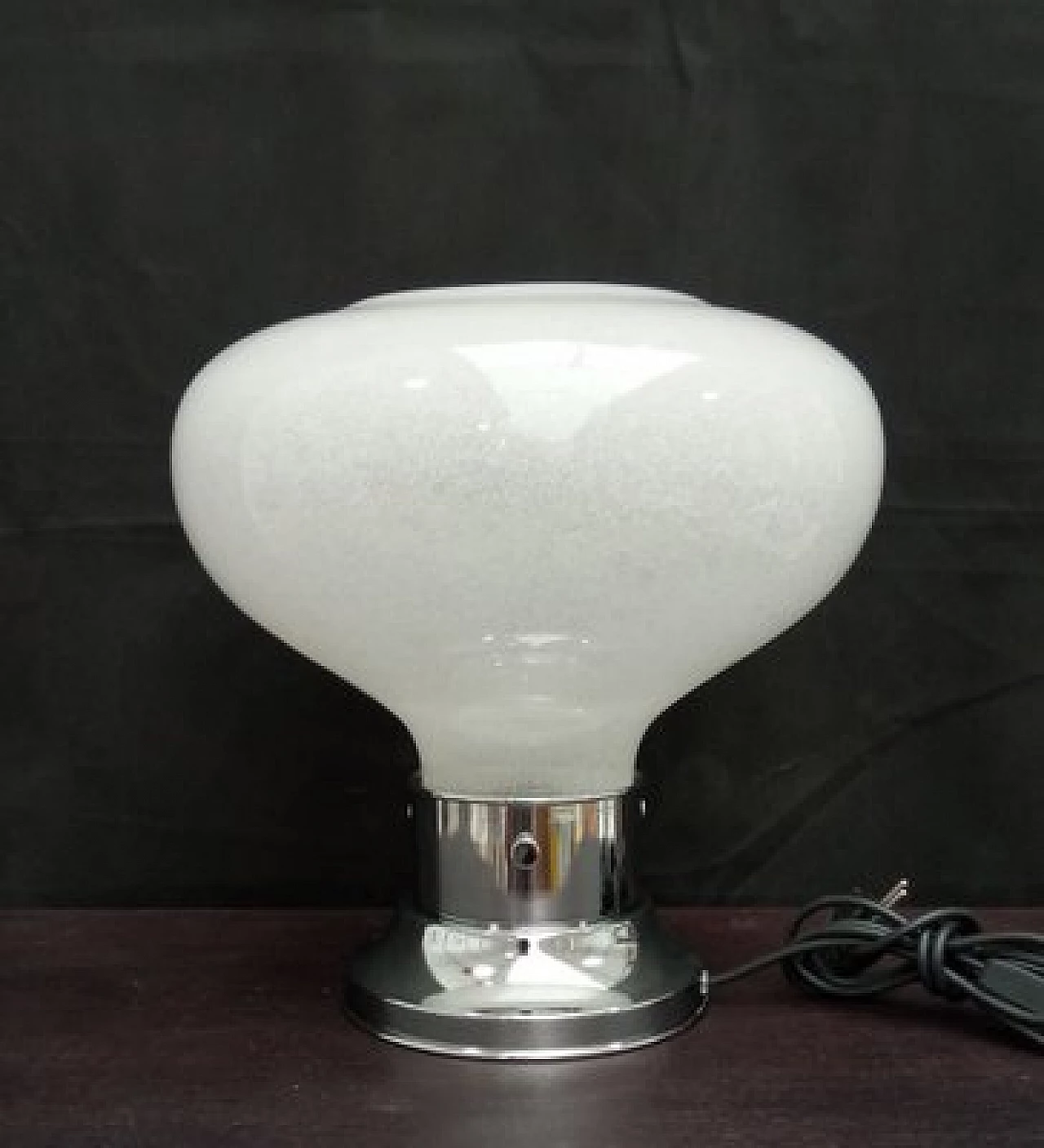 Handmade Murano glass table lamp, 1970s 4