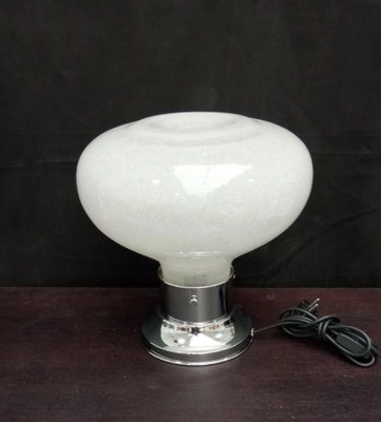 Handmade Murano glass table lamp, 1970s 6