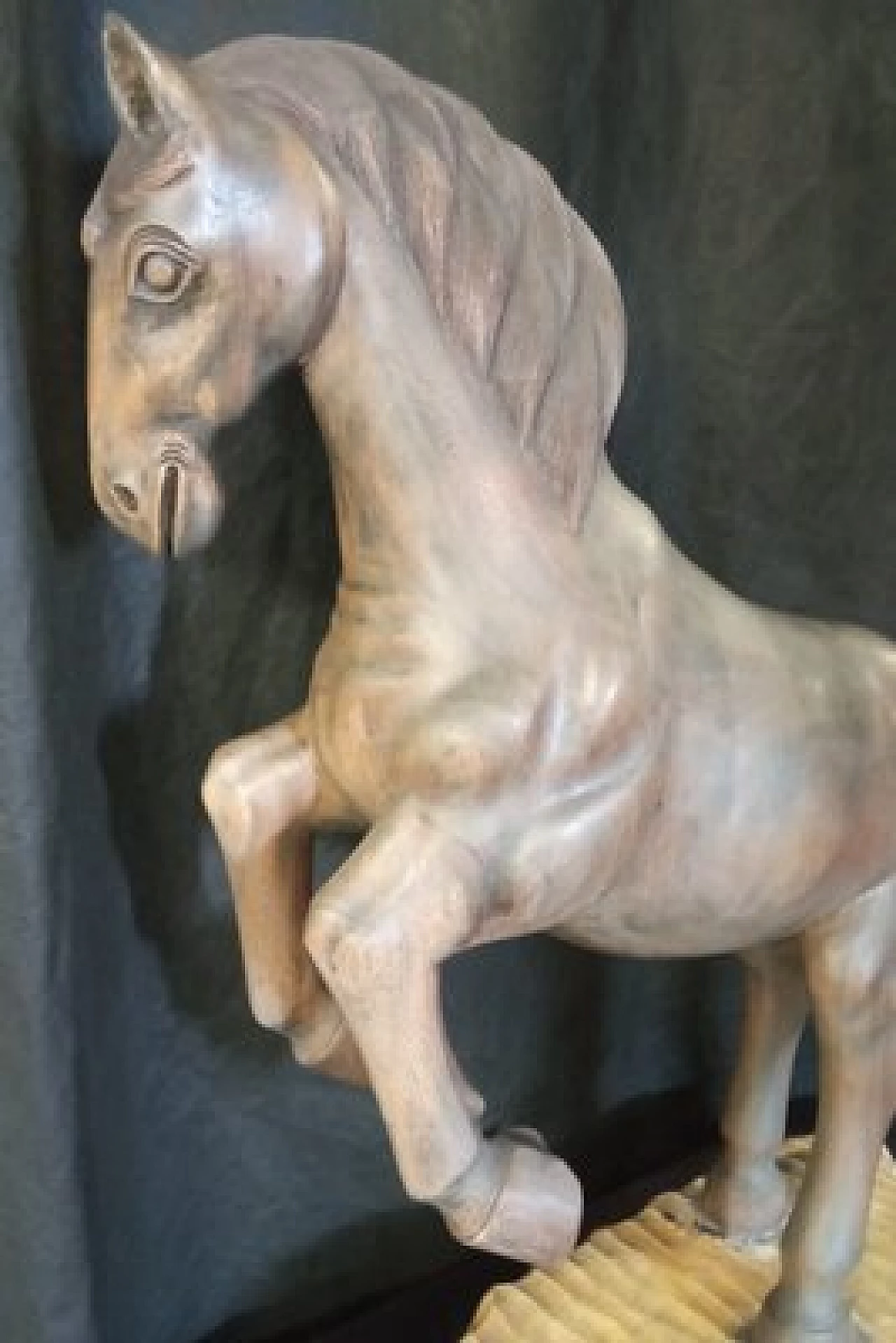 Walnut horse sculpture, 1920s 3