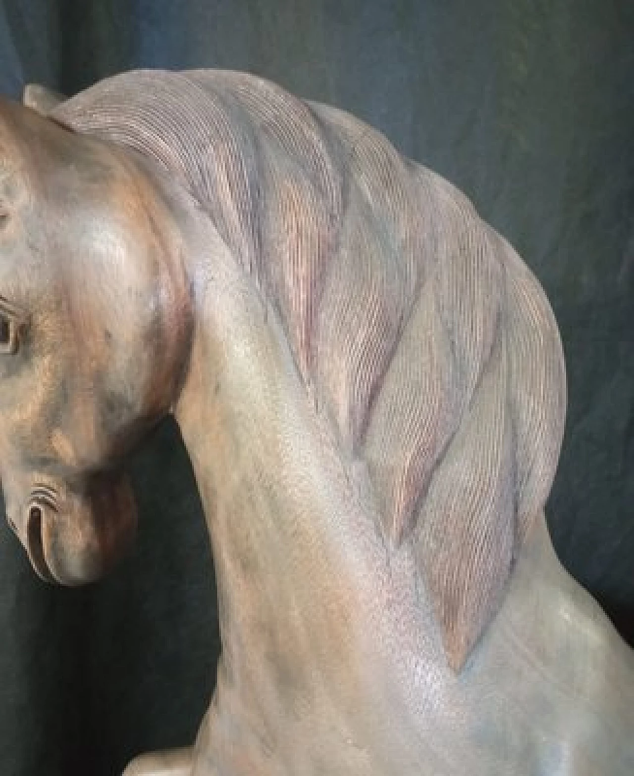 Walnut horse sculpture, 1920s 17