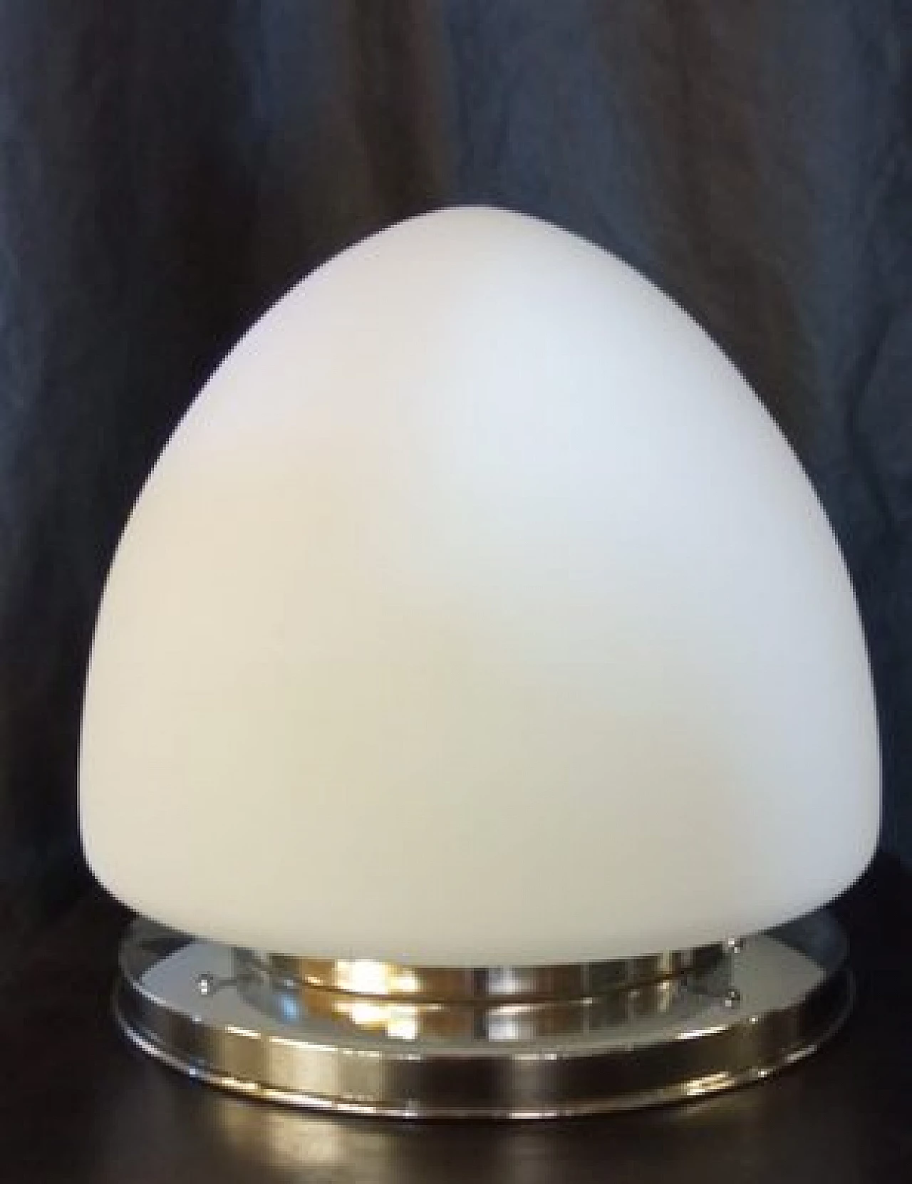 Metal and Murano glass table lamp, 1980s 1