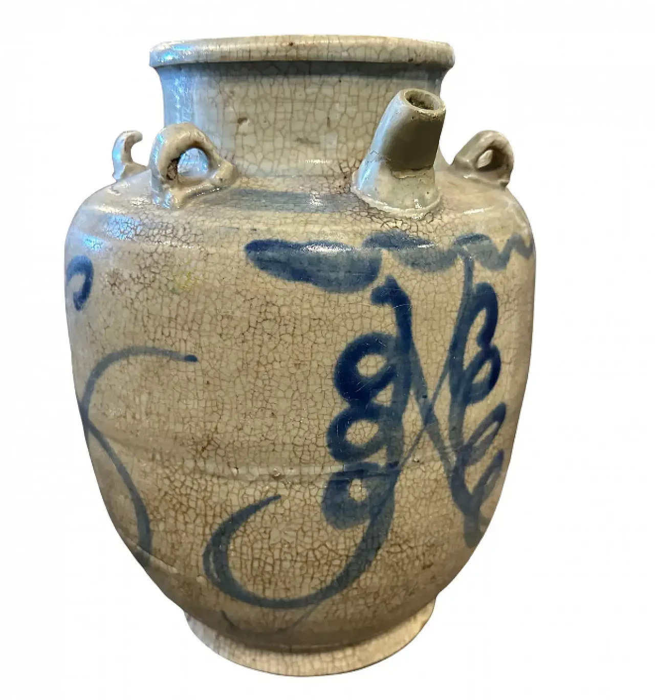 Chinese blue and white ceramic jug, late 19th century 1