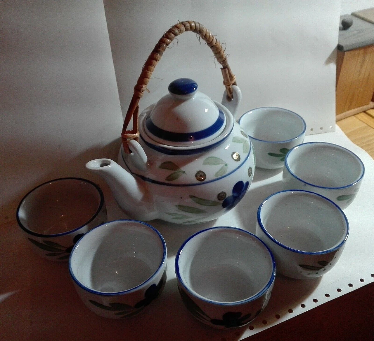 Ceramic tea service, 1980s 1