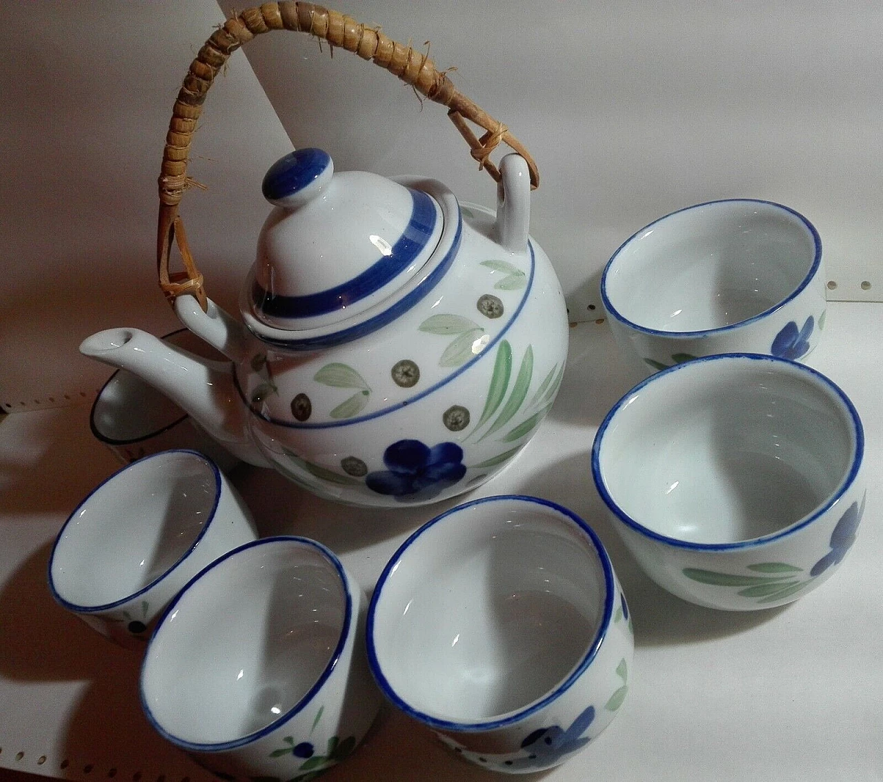 Ceramic tea service, 1980s 4