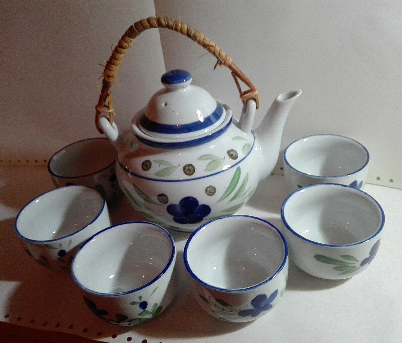 Ceramic tea service, 1980s 5