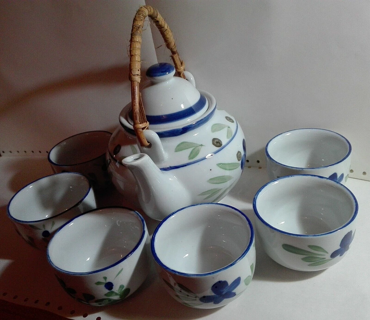 Ceramic tea service, 1980s 8