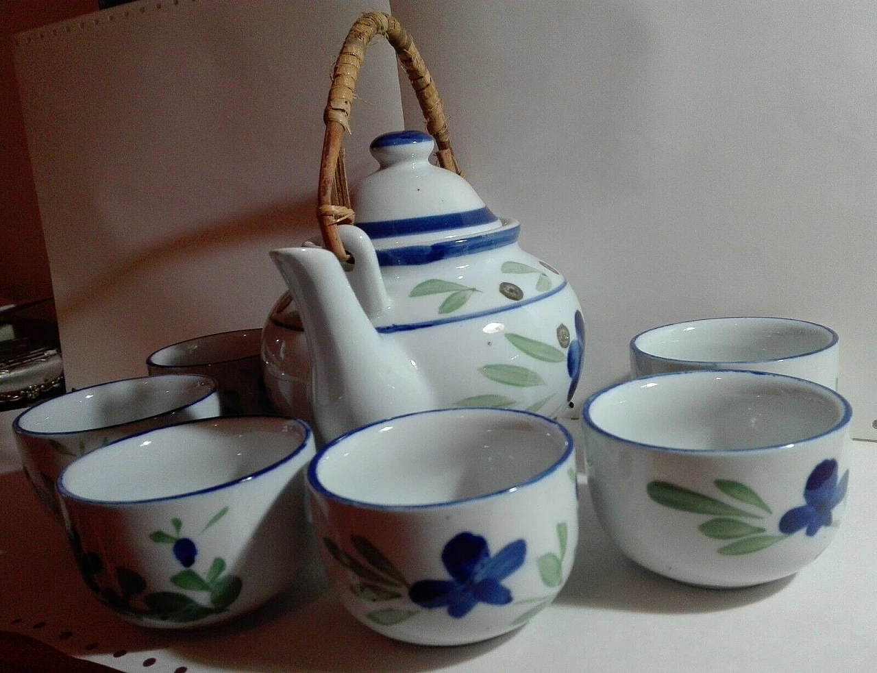 Ceramic tea service, 1980s 10