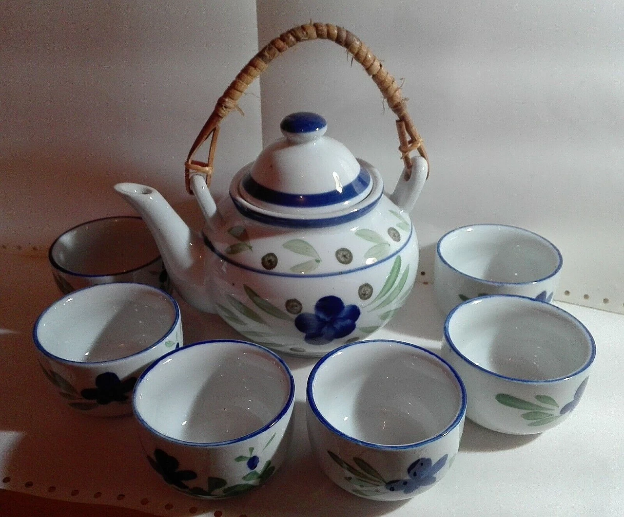 Ceramic tea service, 1980s 11