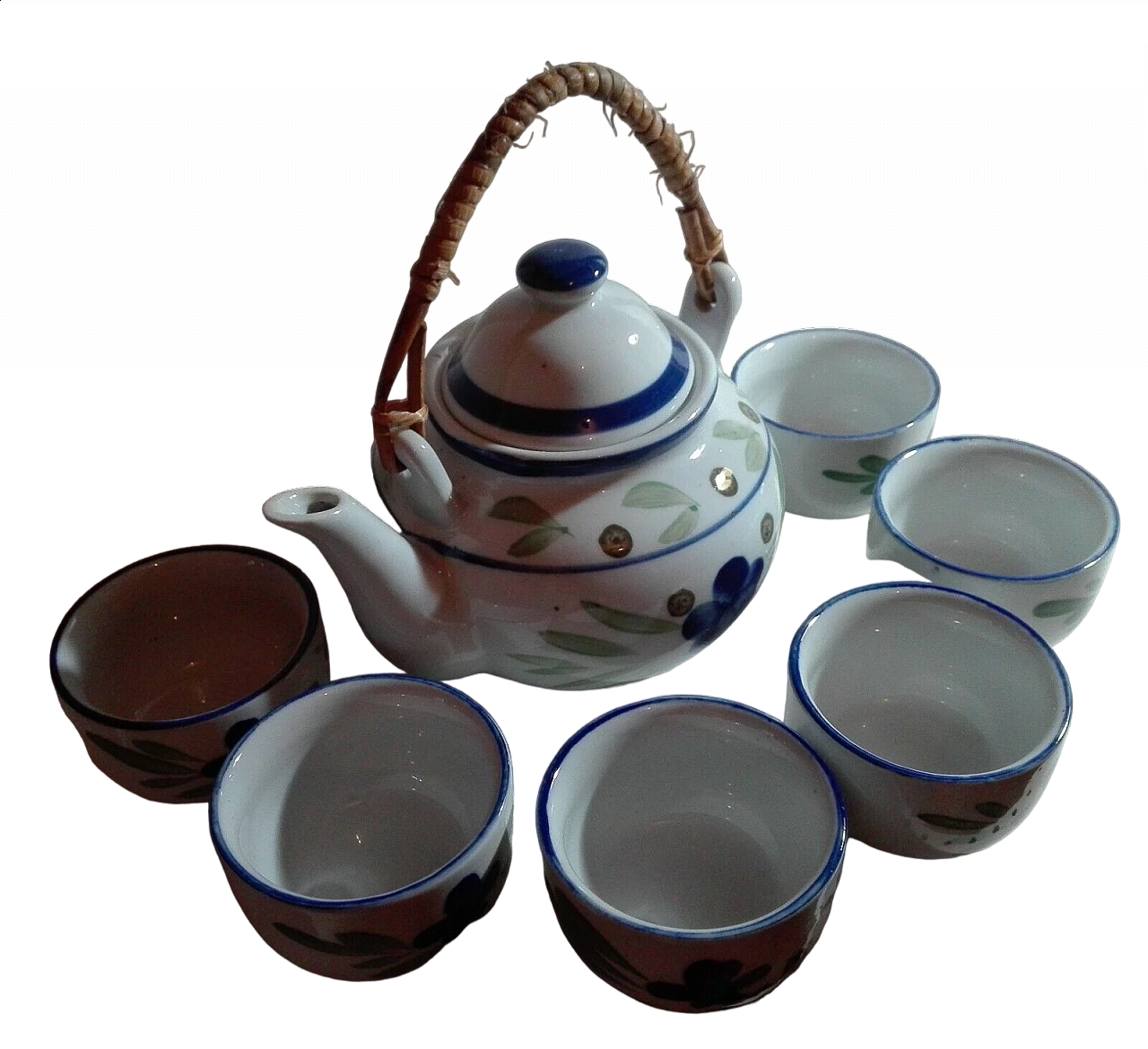 Ceramic tea service, 1980s 12