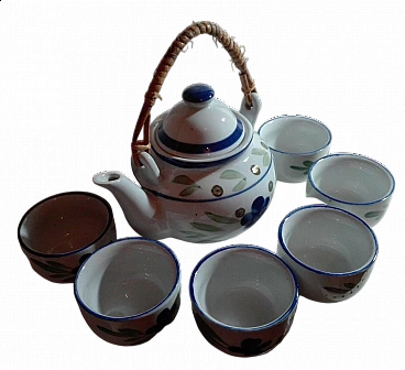 Ceramic tea service, 1980s