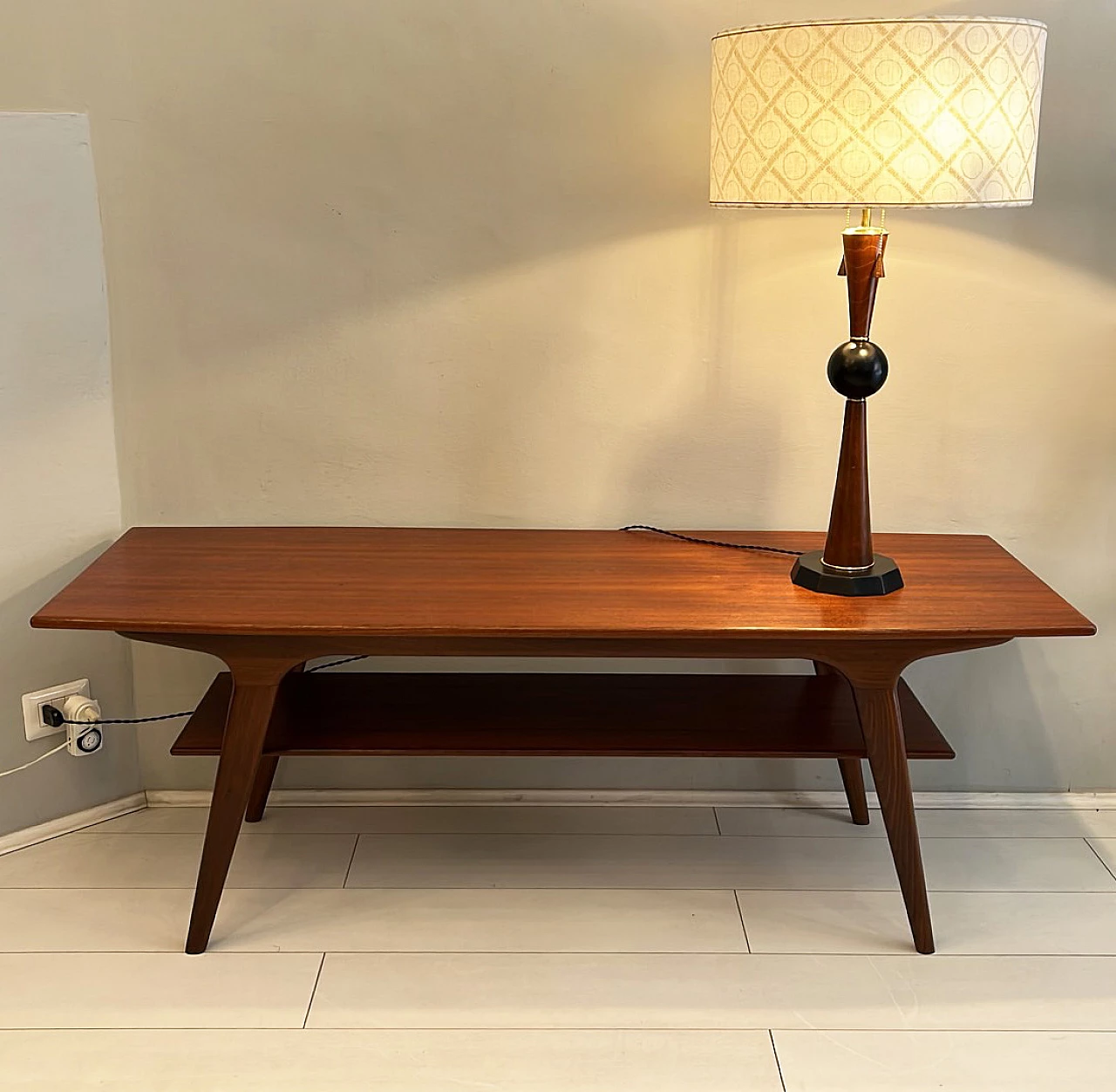 Danish teak coffee table, 1960s 2