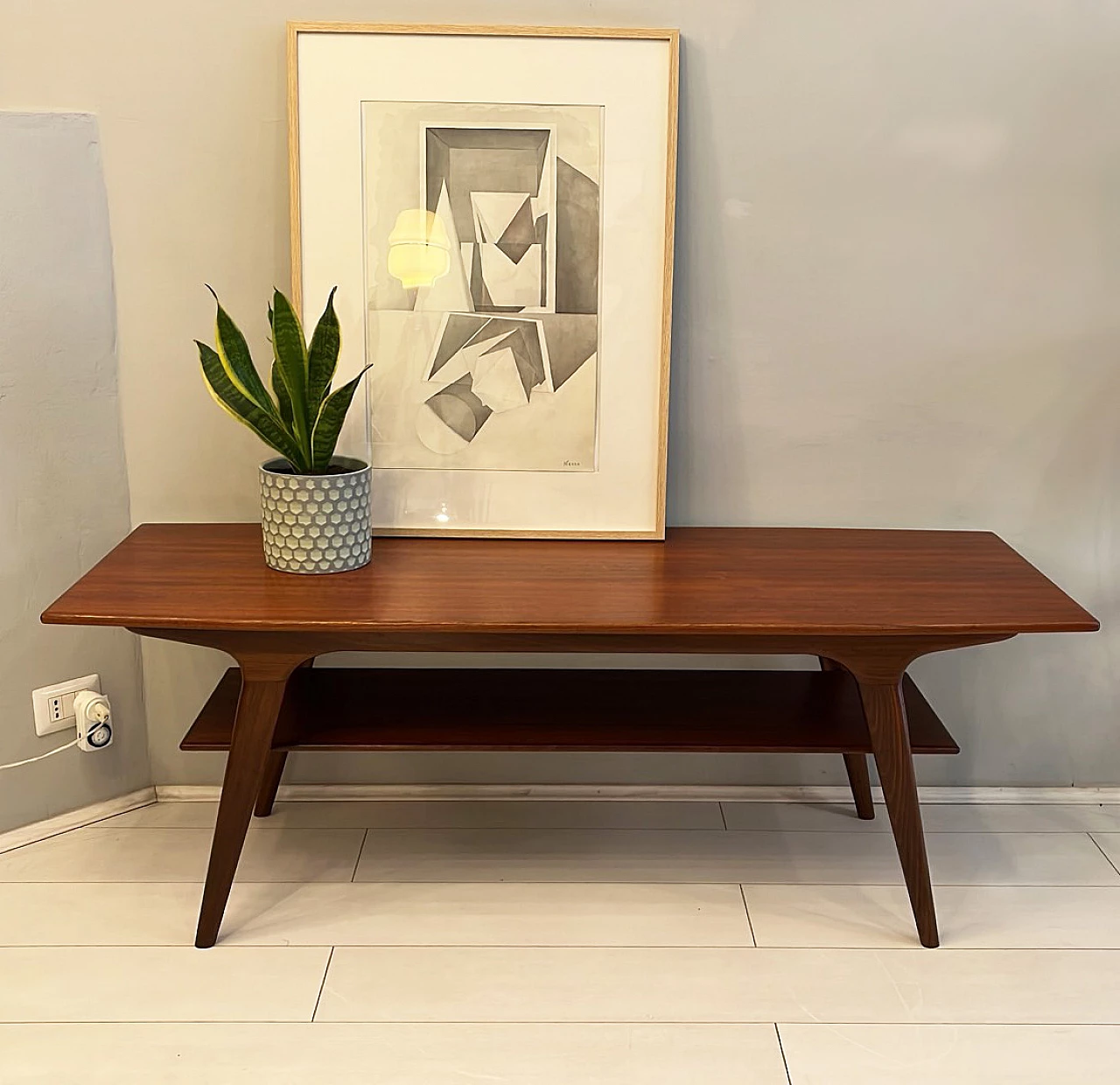 Danish teak coffee table, 1960s 3