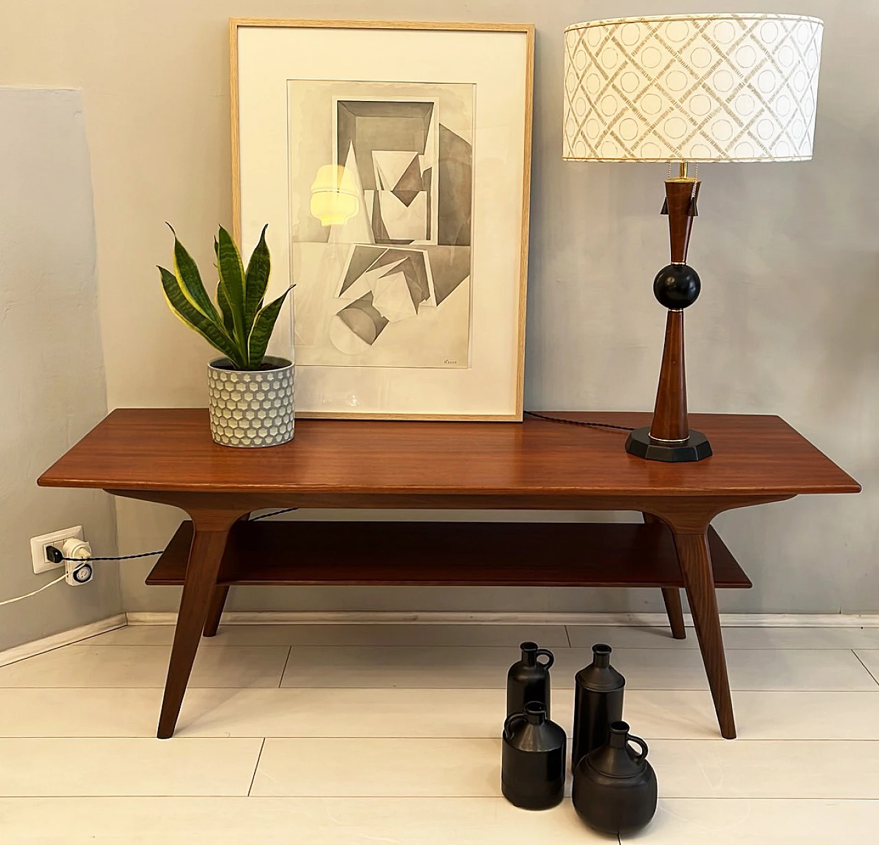 Danish teak coffee table, 1960s 4