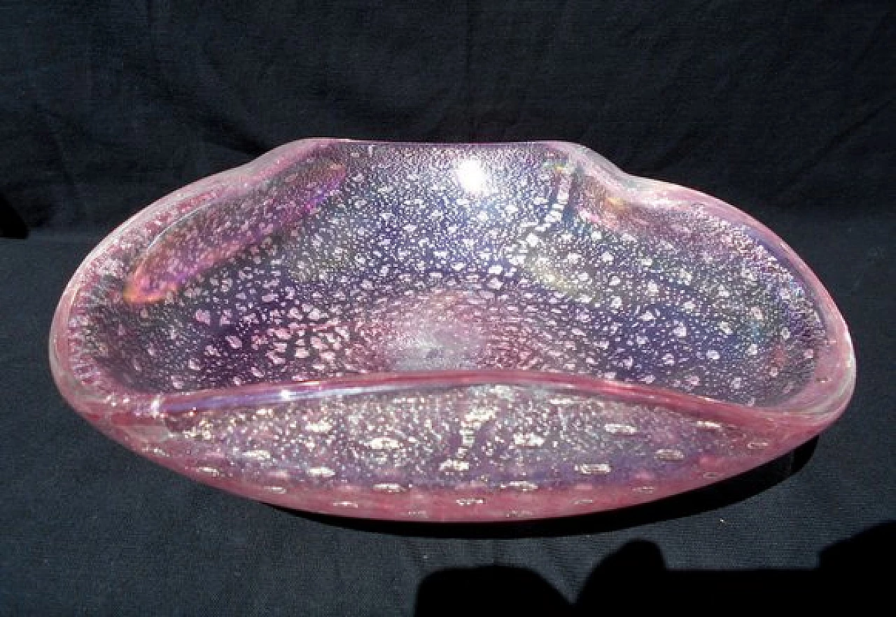 Murano glass ashtray attributed to Ercole Barovier for Barovier & Toso, 1950s 4