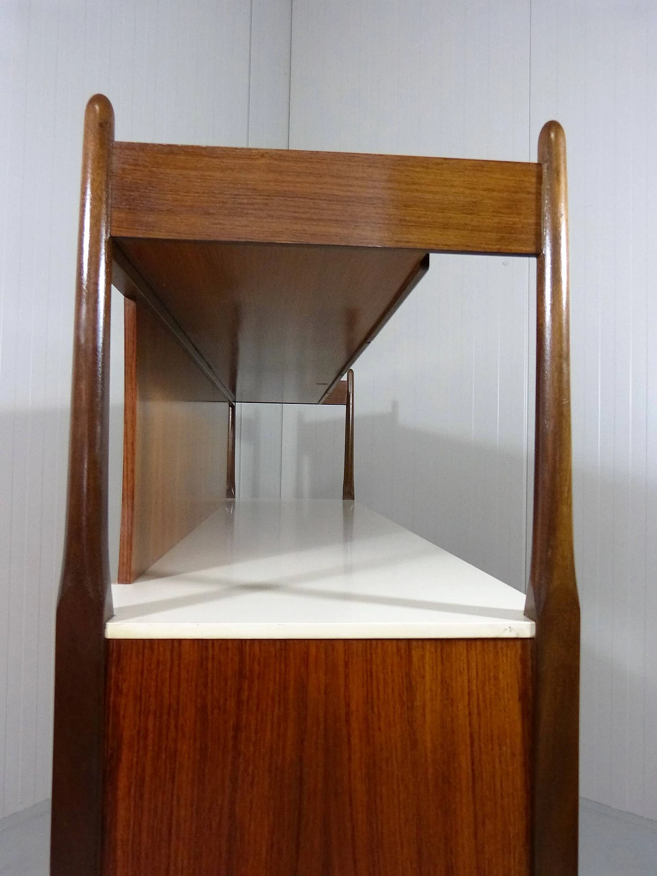 Teak sideboard with laminate tops by Deutsche Werkstatten, 1960s 9