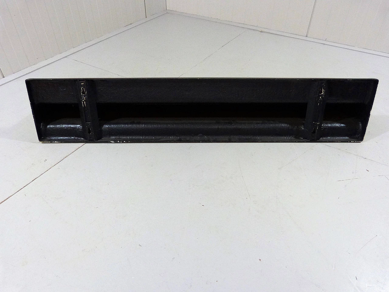 Pair of black fibreglass wall brackets, 1960s 10