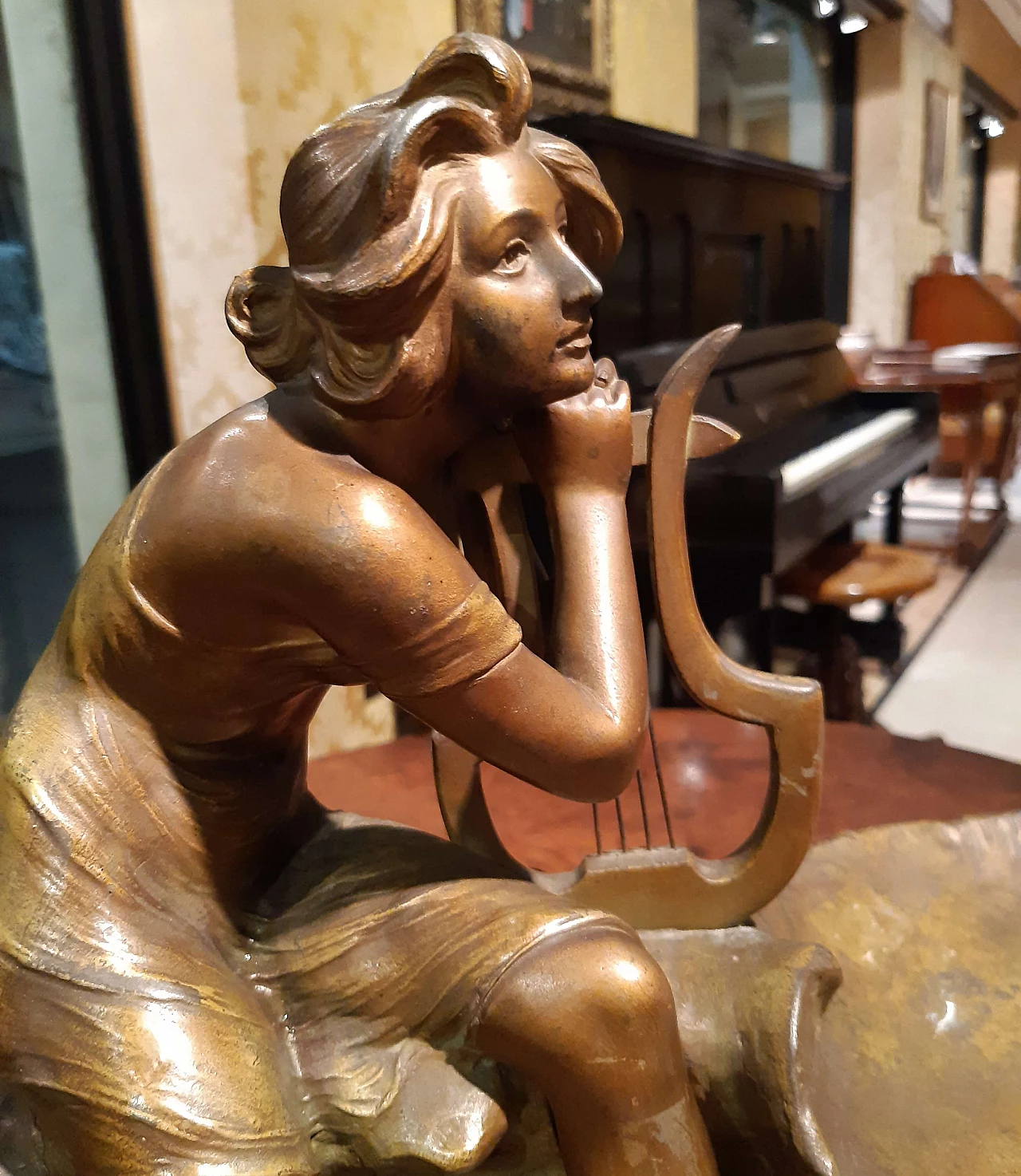 Art Deco bronze sculpture by A. De Raudery, 1930s 2